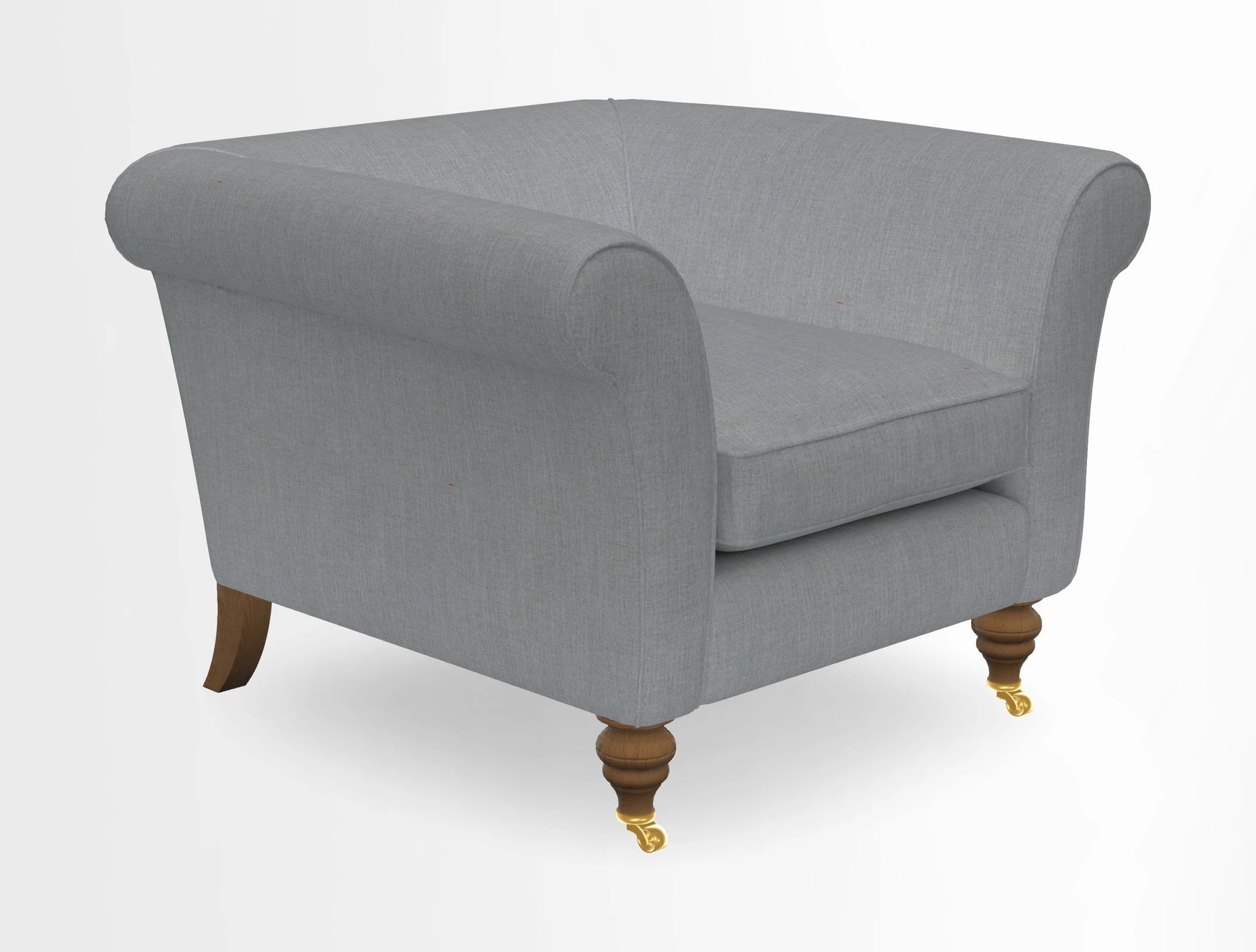 Otley Chair in Two Tone Plain Biscuit