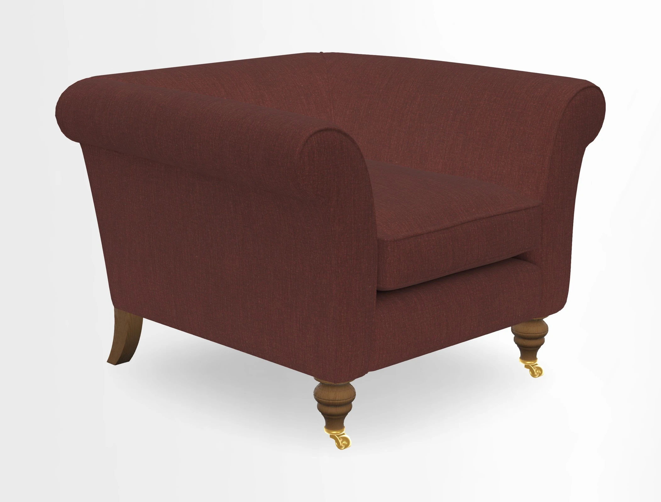 Otley Chair in Two Tone Plain Biscuit