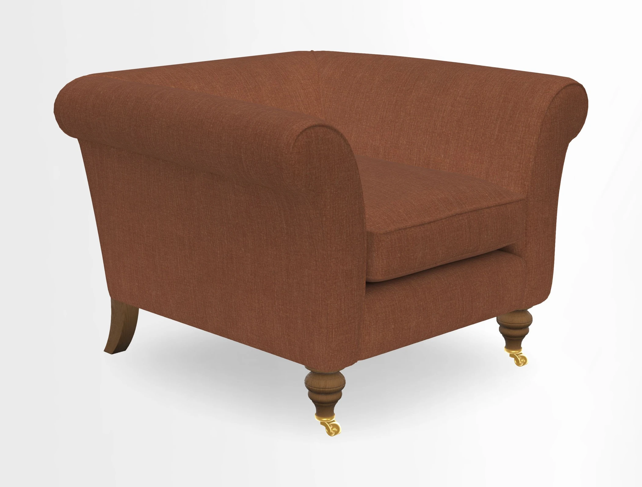 Otley Chair in Two Tone Plain Biscuit