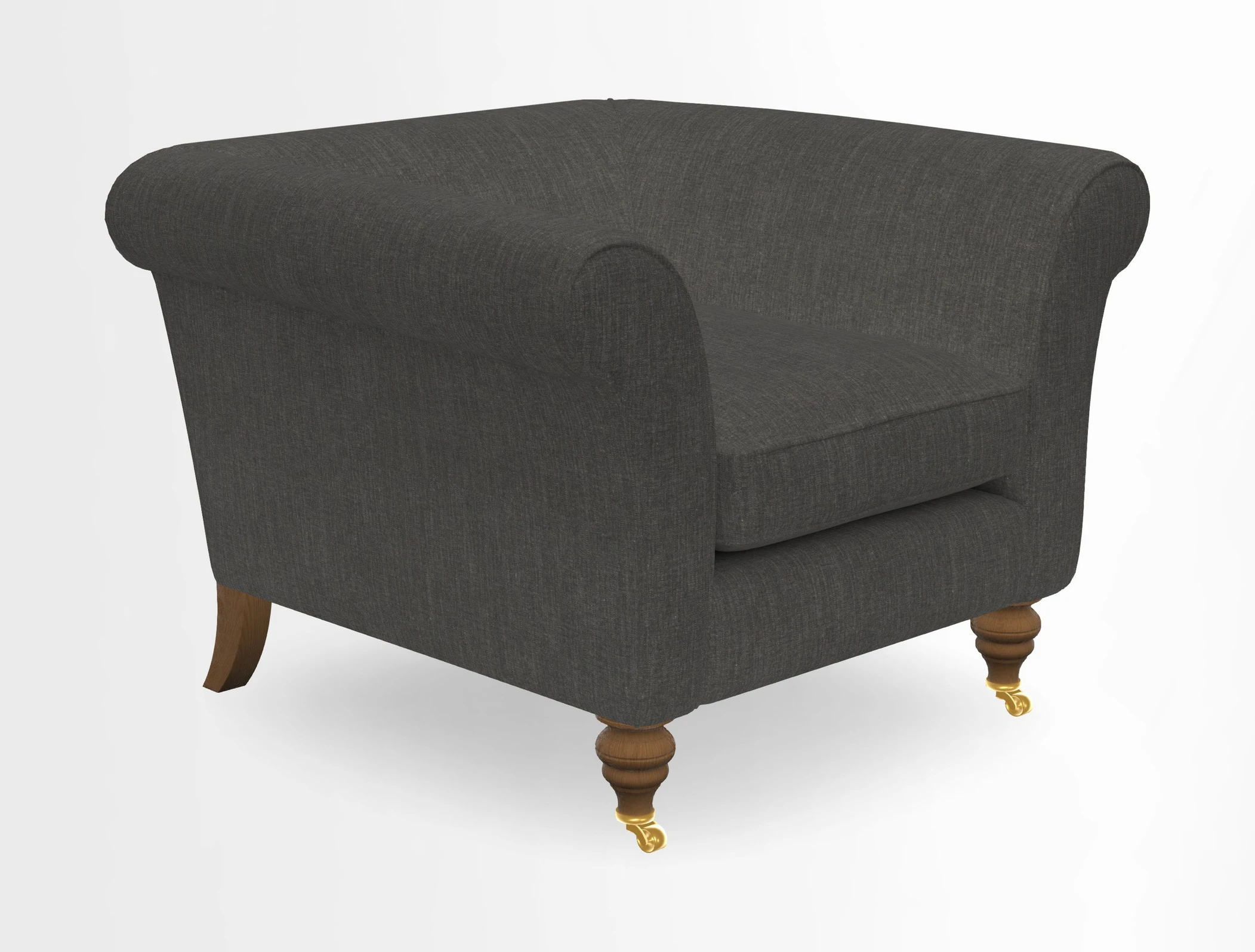 Otley Chair in Two Tone Plain Biscuit