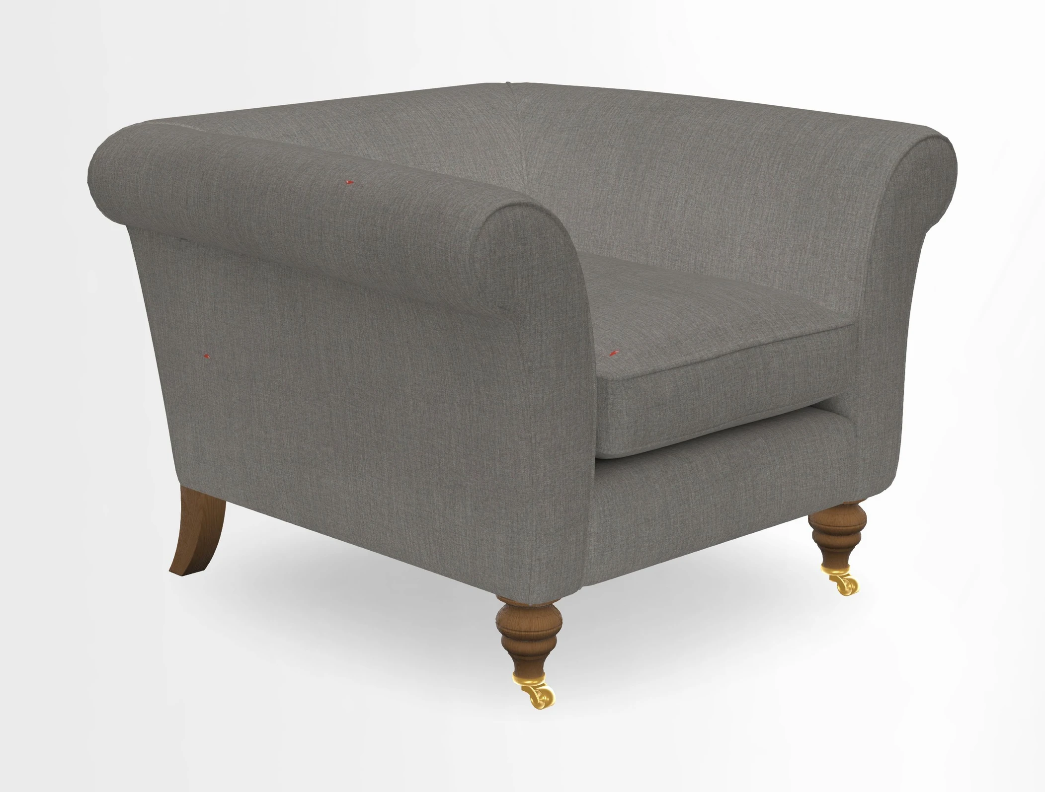 Otley Chair in Two Tone Plain Biscuit