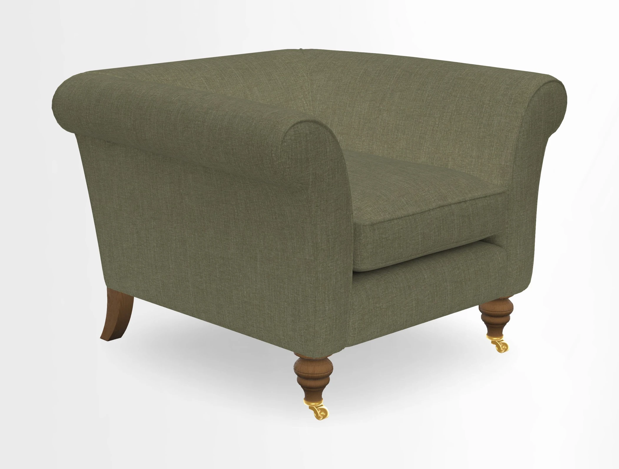 Otley Chair in Two Tone Plain Biscuit
