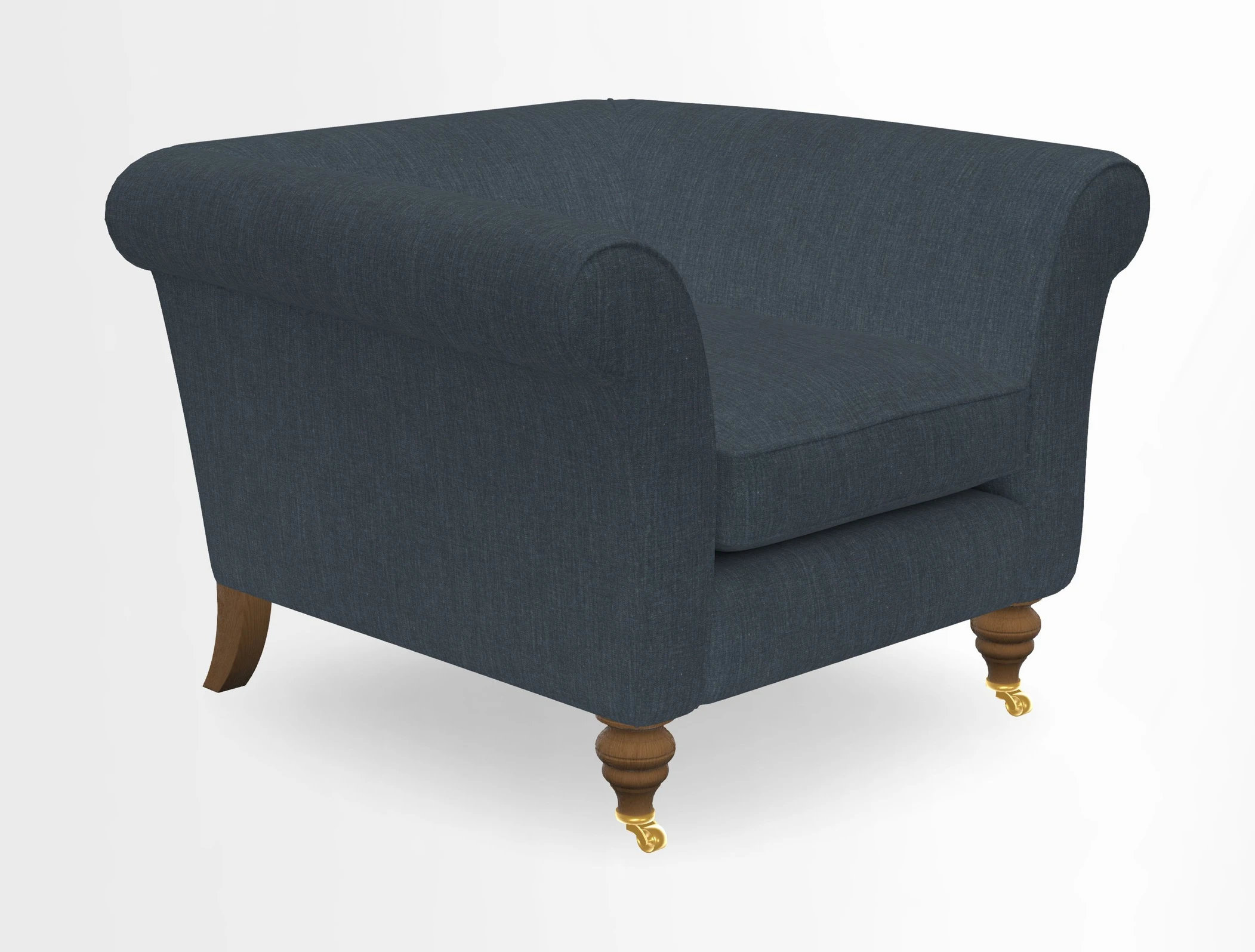 Otley Chair in Two Tone Plain Biscuit