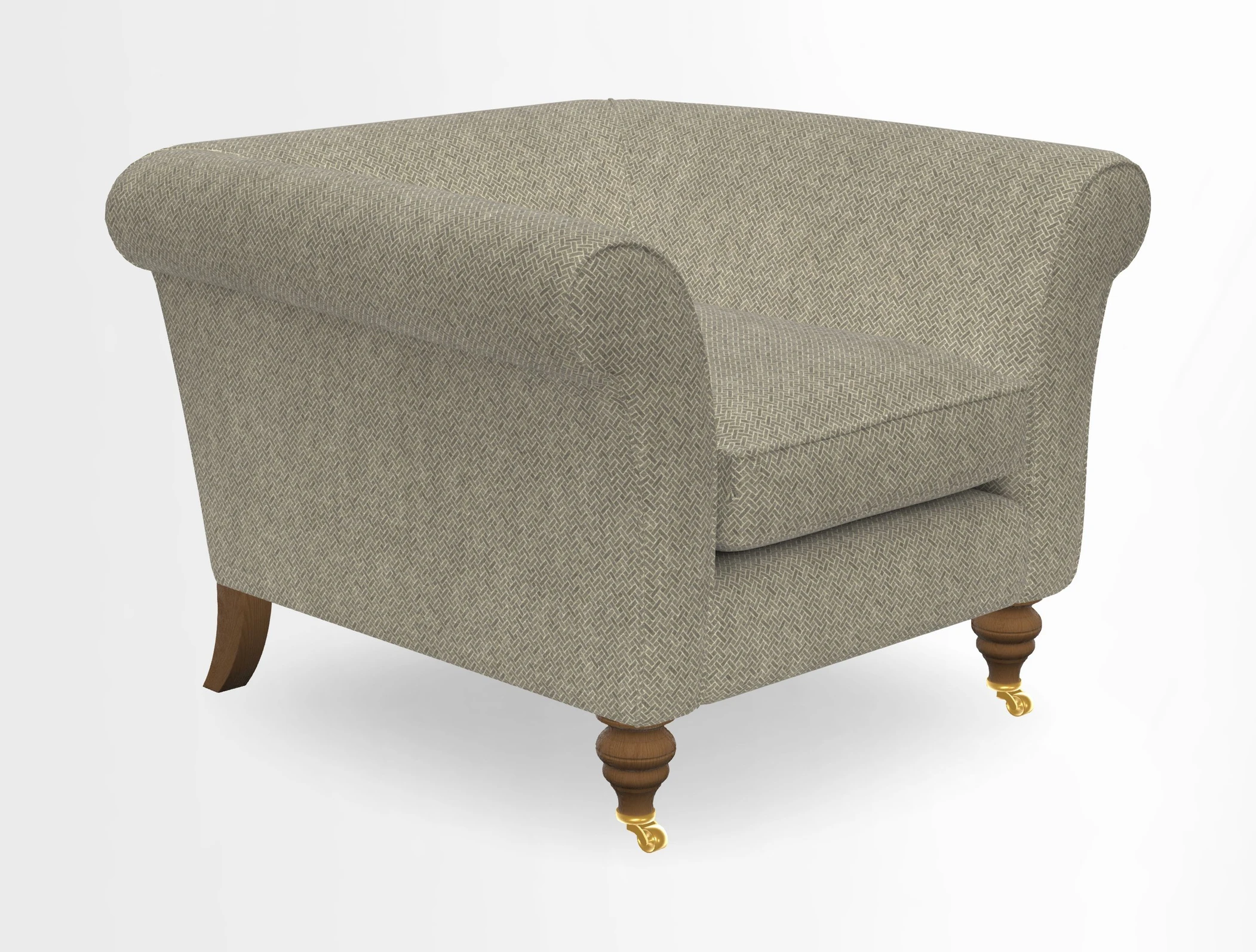 Otley Chair in Two Tone Plain Biscuit