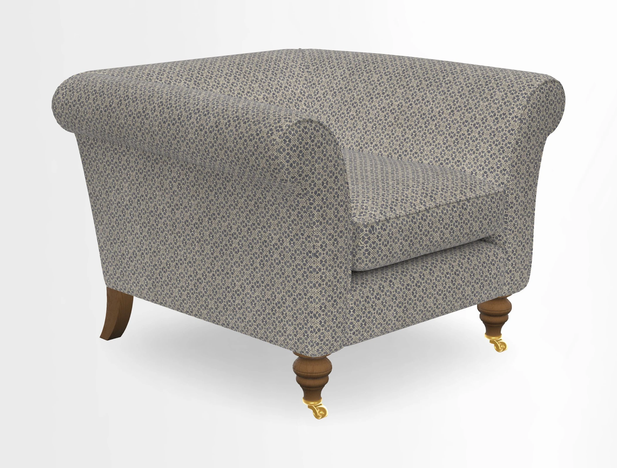 Otley Chair in Two Tone Plain Biscuit