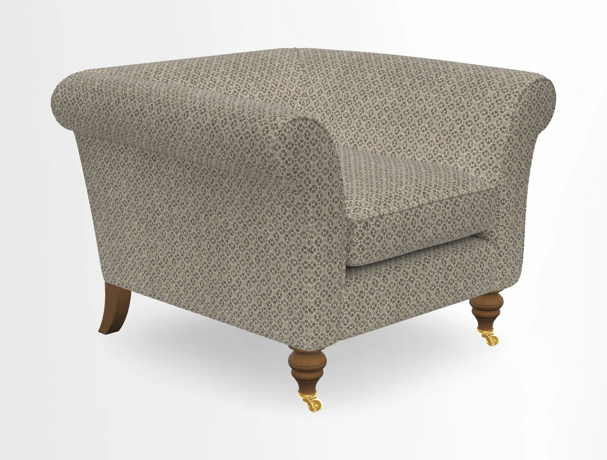 Otley Chair in Two Tone Plain Biscuit