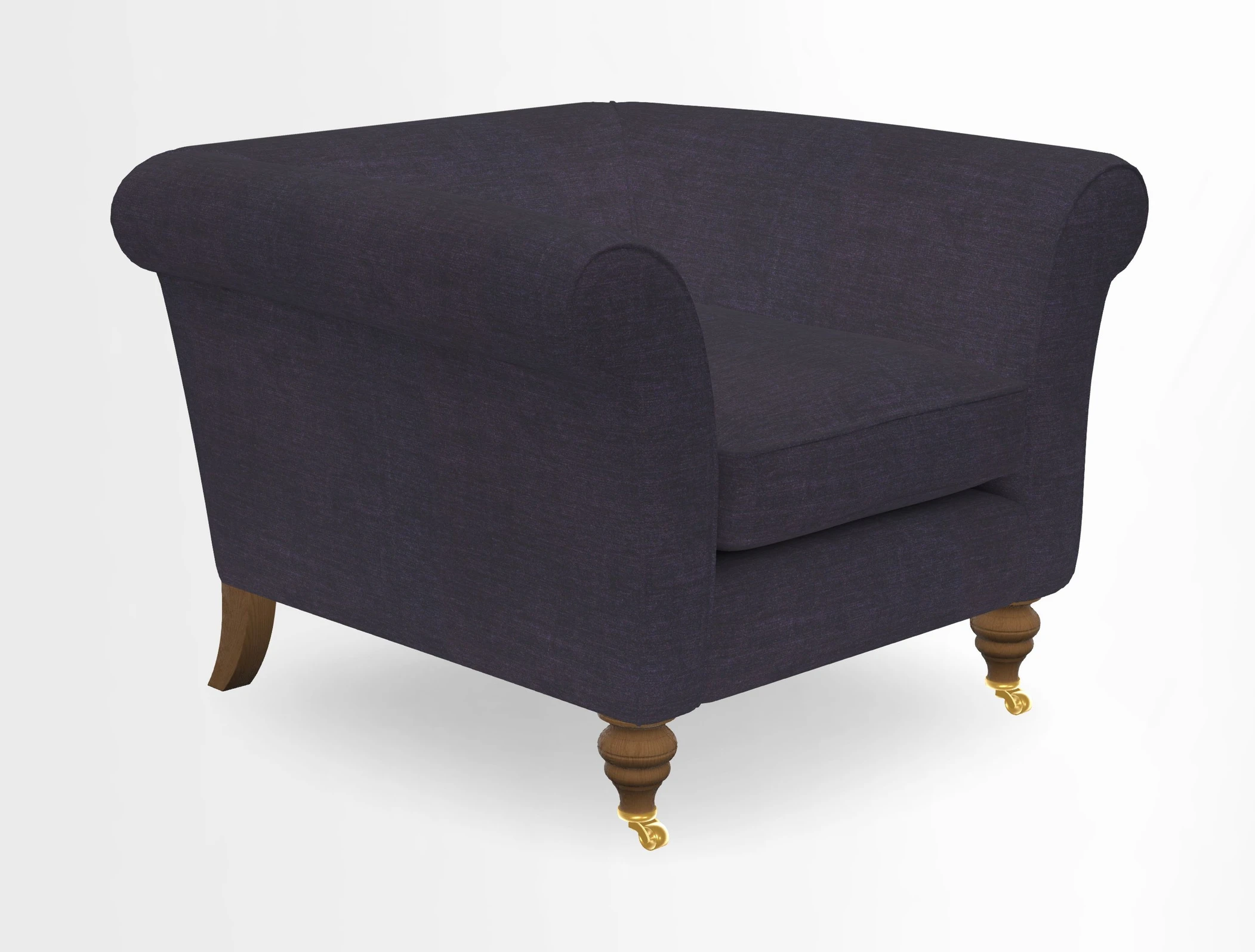 Otley Chair in Two Tone Plain Biscuit