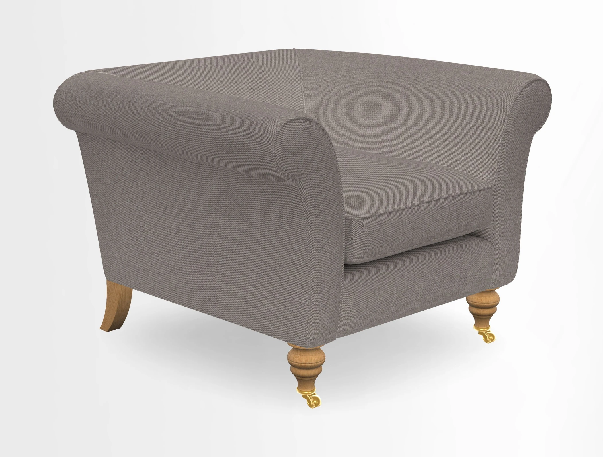 Otley Chair in Two Tone Plain Biscuit