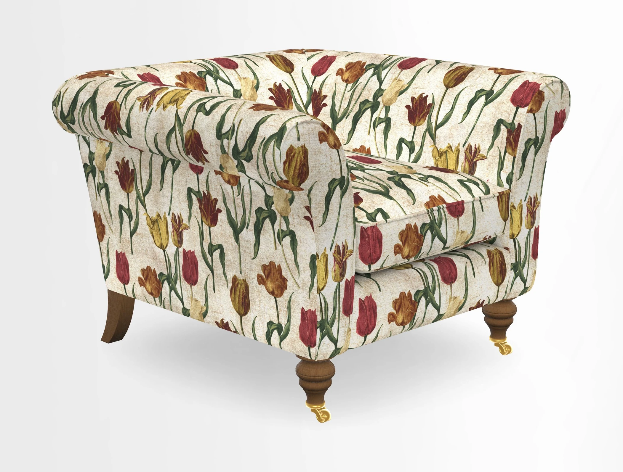 Otley Chair in Two Tone Plain Biscuit