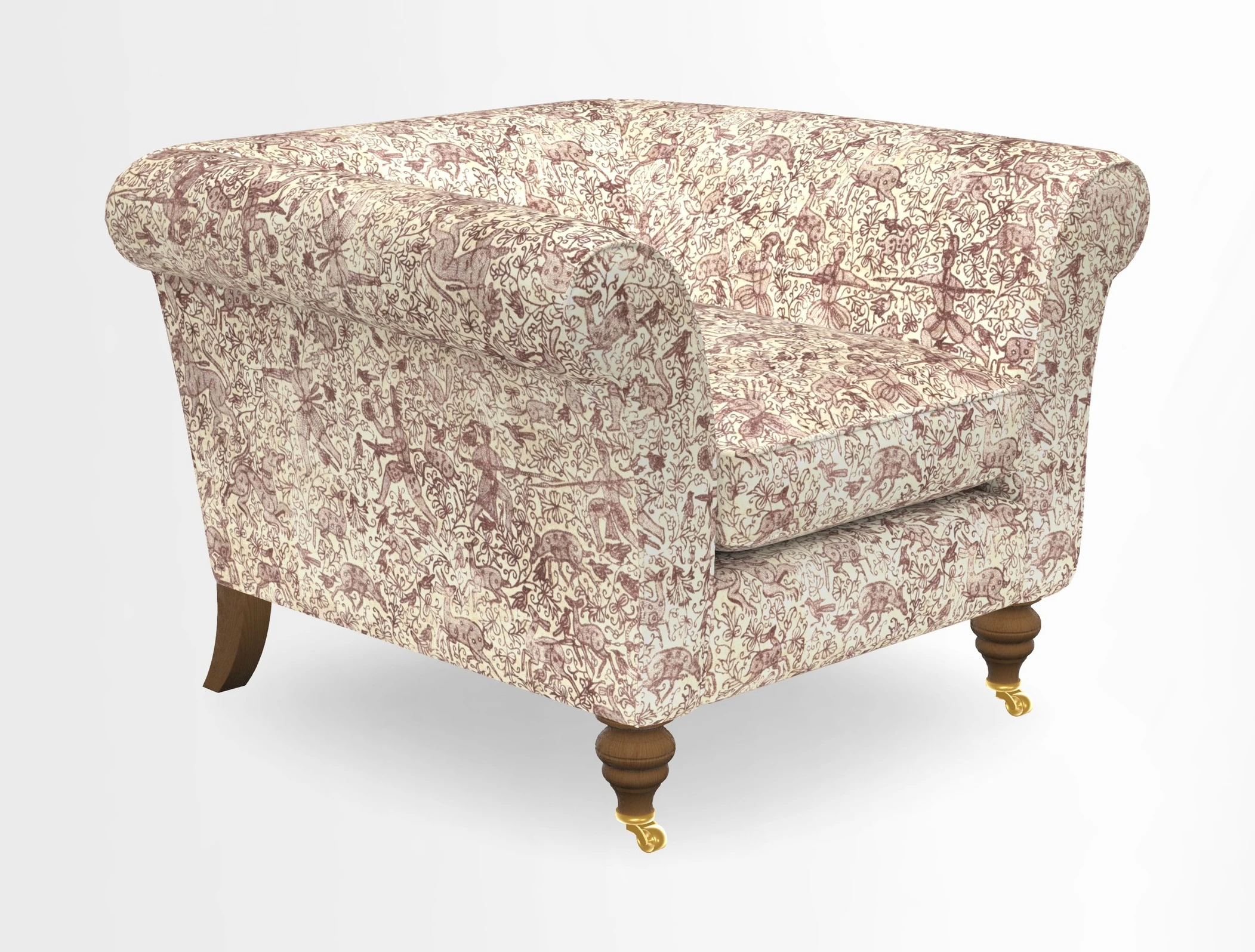 Otley Chair in Two Tone Plain Biscuit