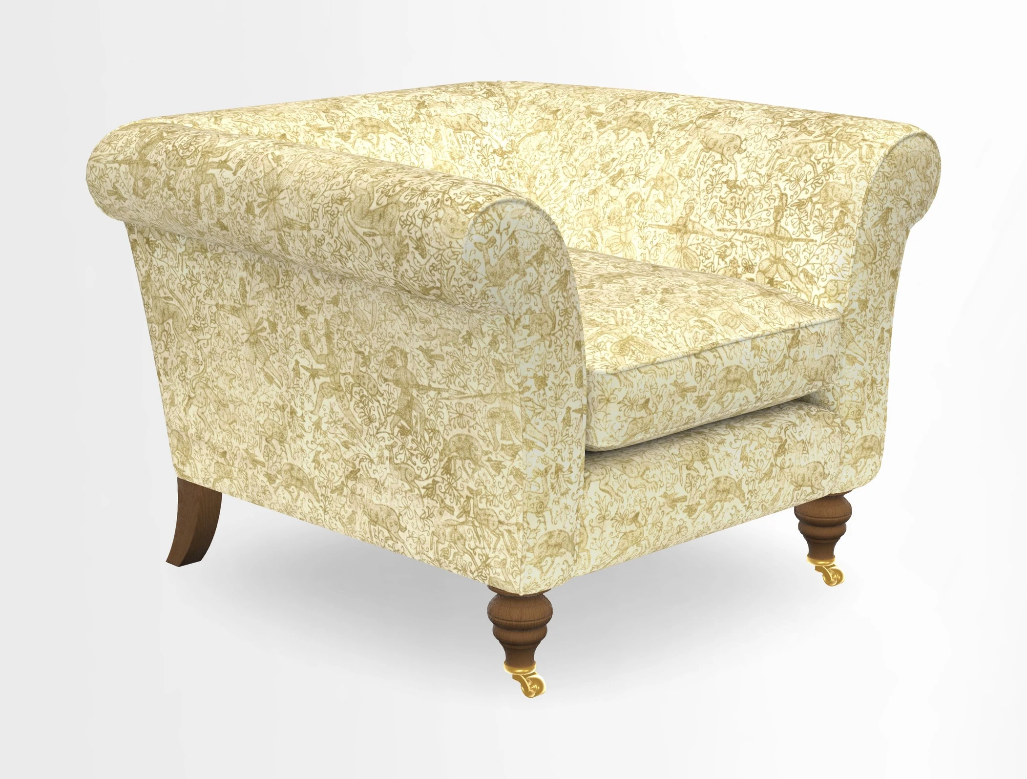 Otley Chair in Two Tone Plain Biscuit