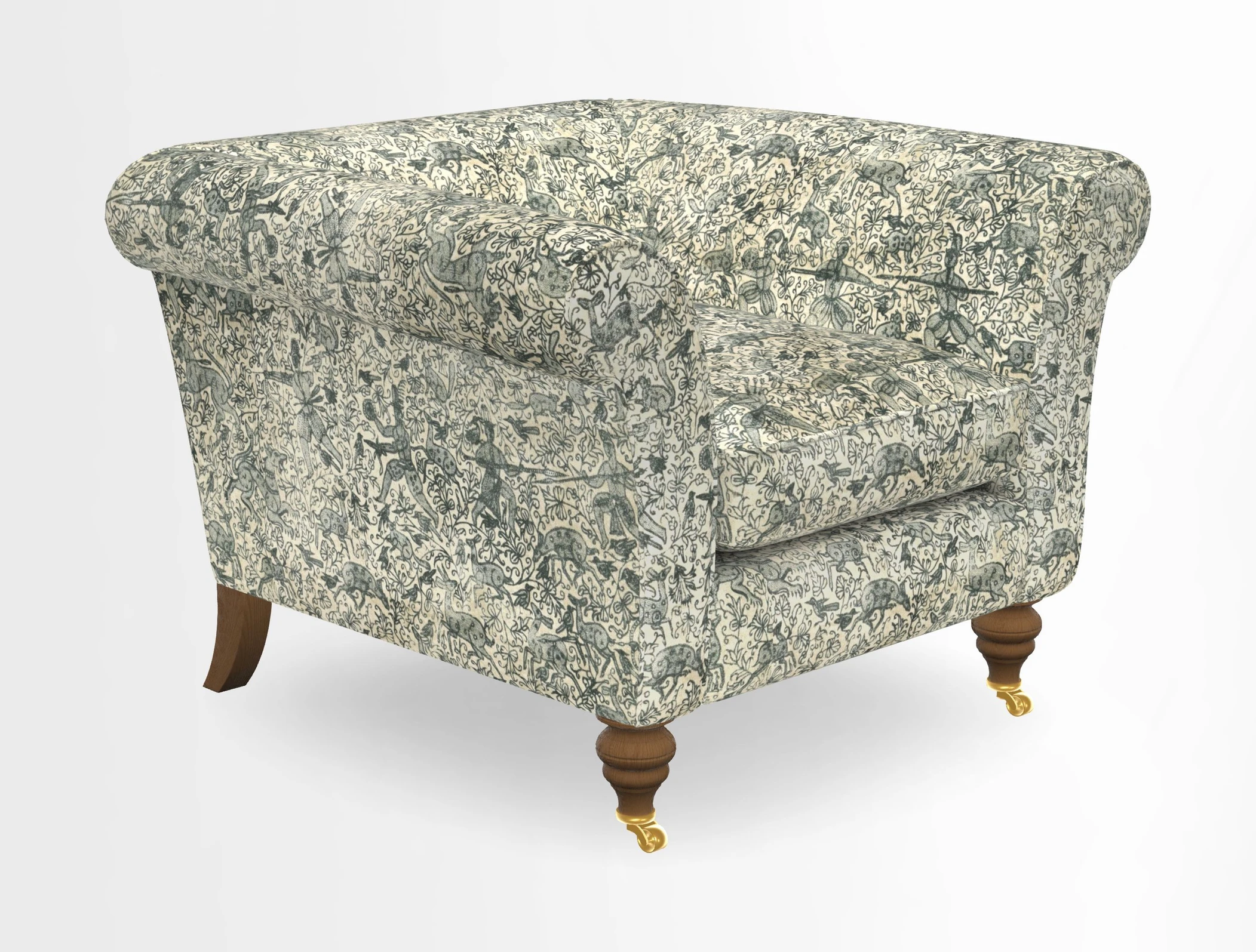 Otley Chair in Two Tone Plain Biscuit