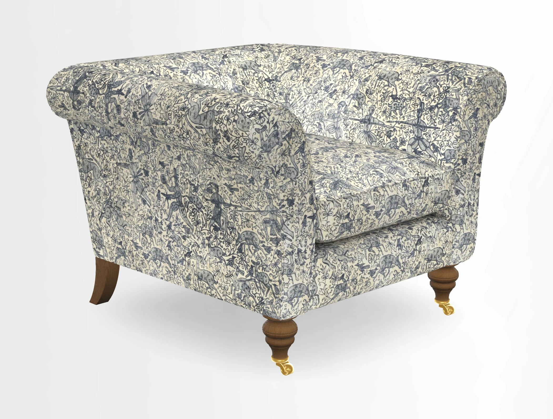 Otley Chair in Two Tone Plain Biscuit
