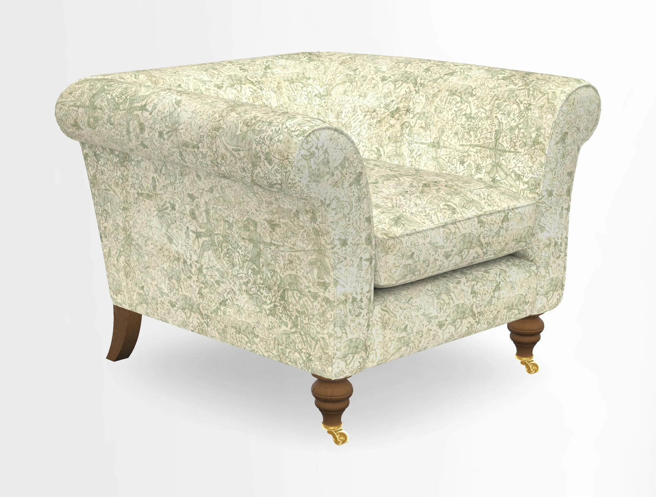 Otley Chair in Two Tone Plain Biscuit