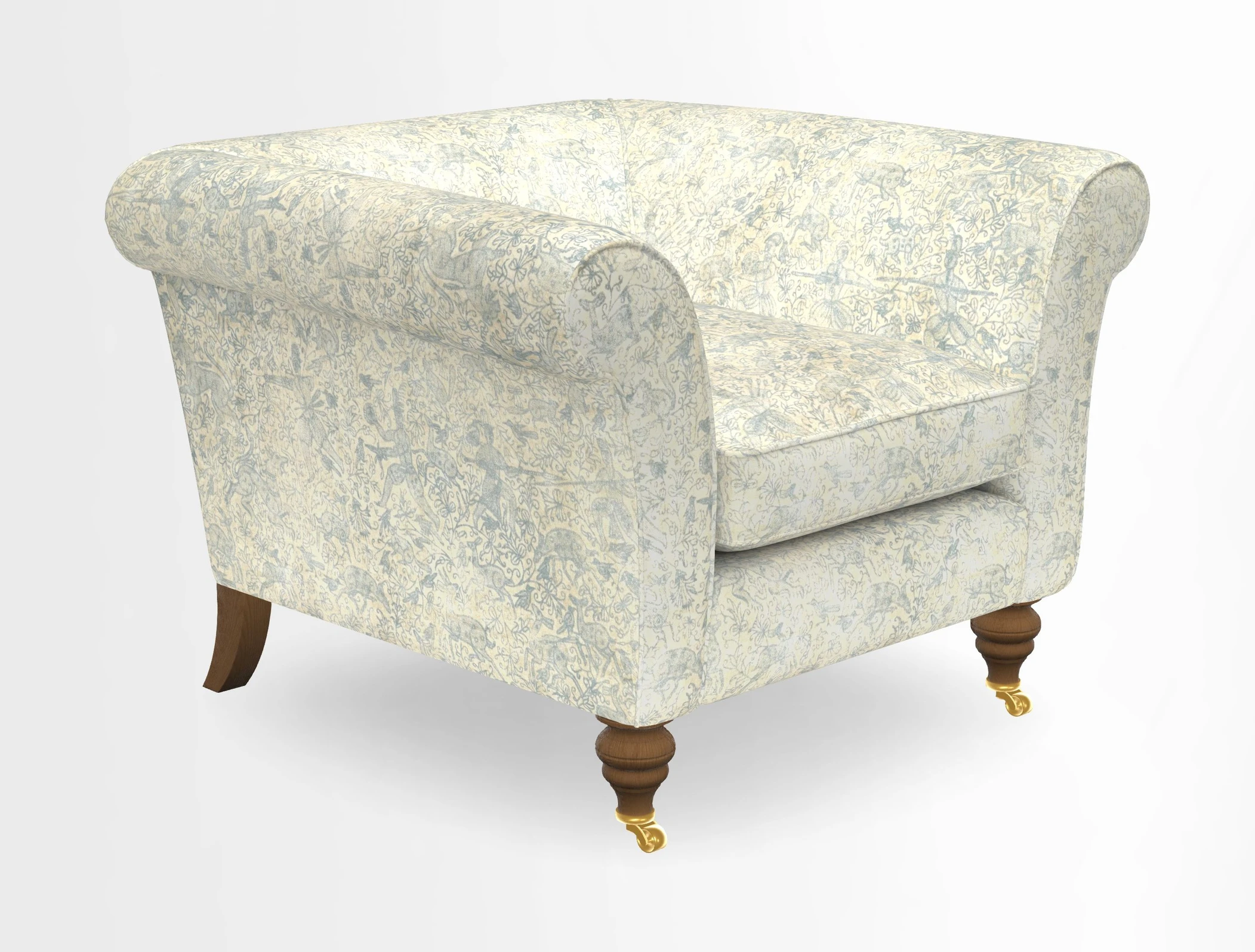 Otley Chair in Two Tone Plain Biscuit