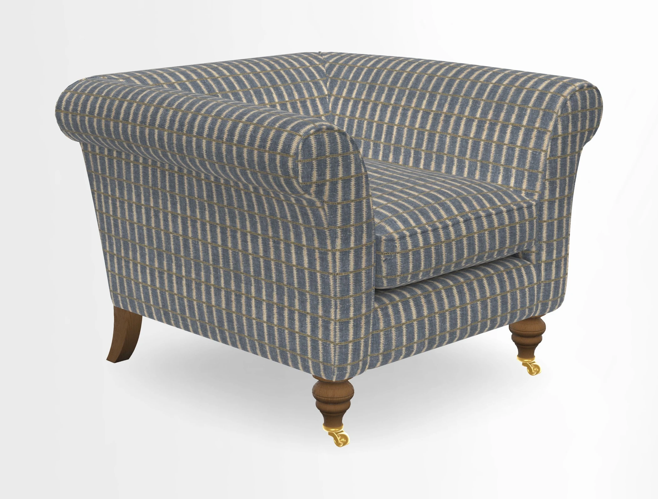 Otley Chair in Two Tone Plain Biscuit