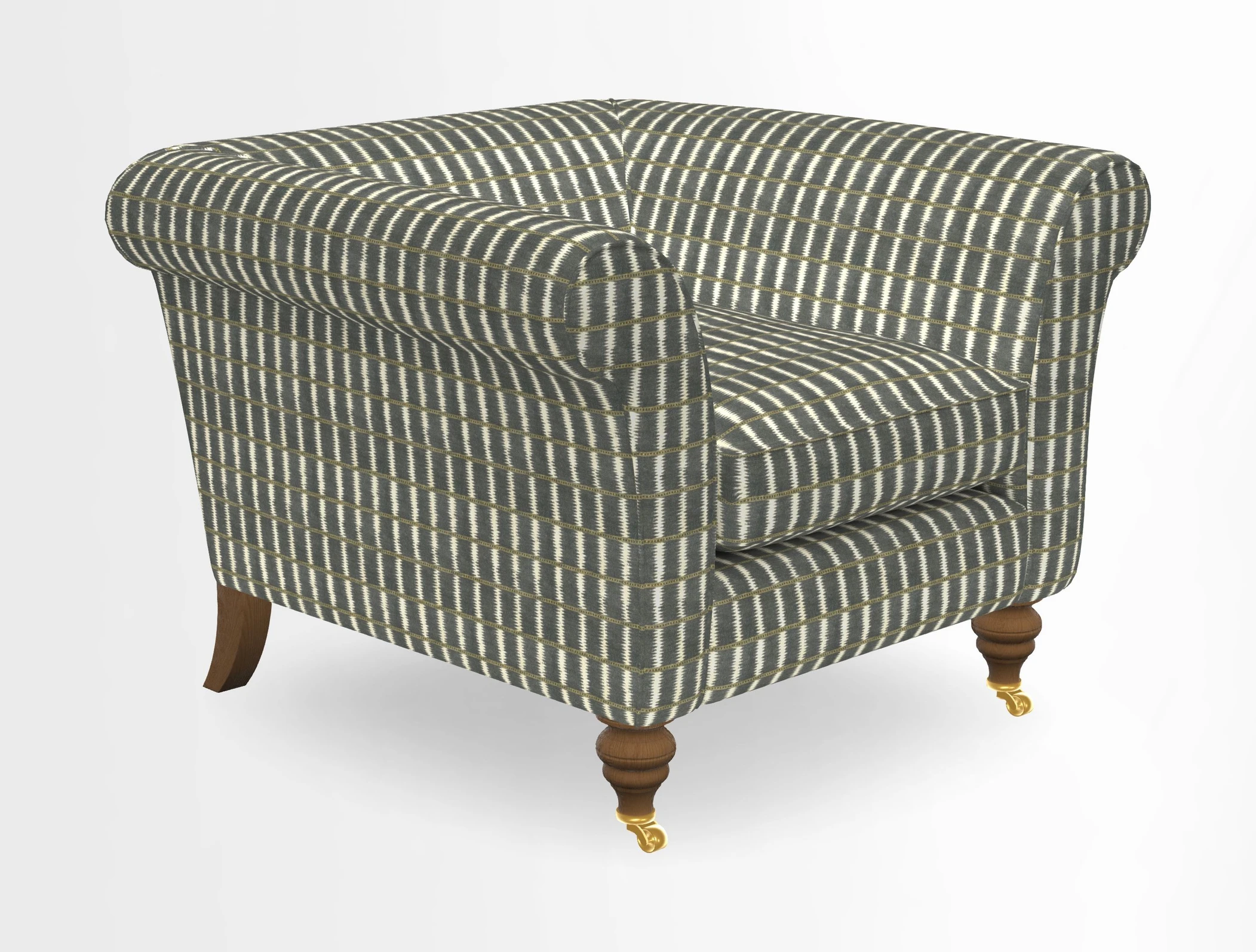 Otley Chair in Two Tone Plain Biscuit