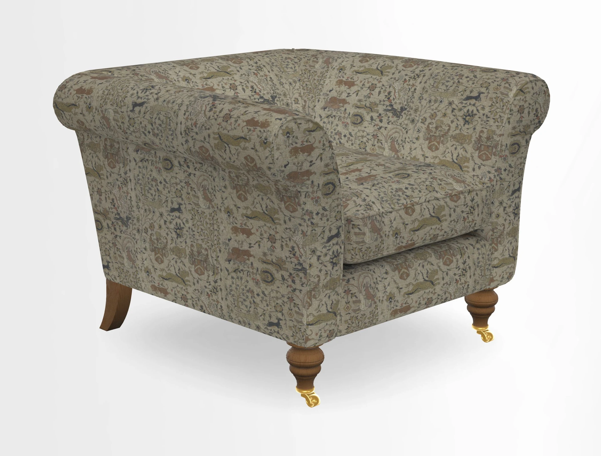 Otley Chair in Two Tone Plain Biscuit