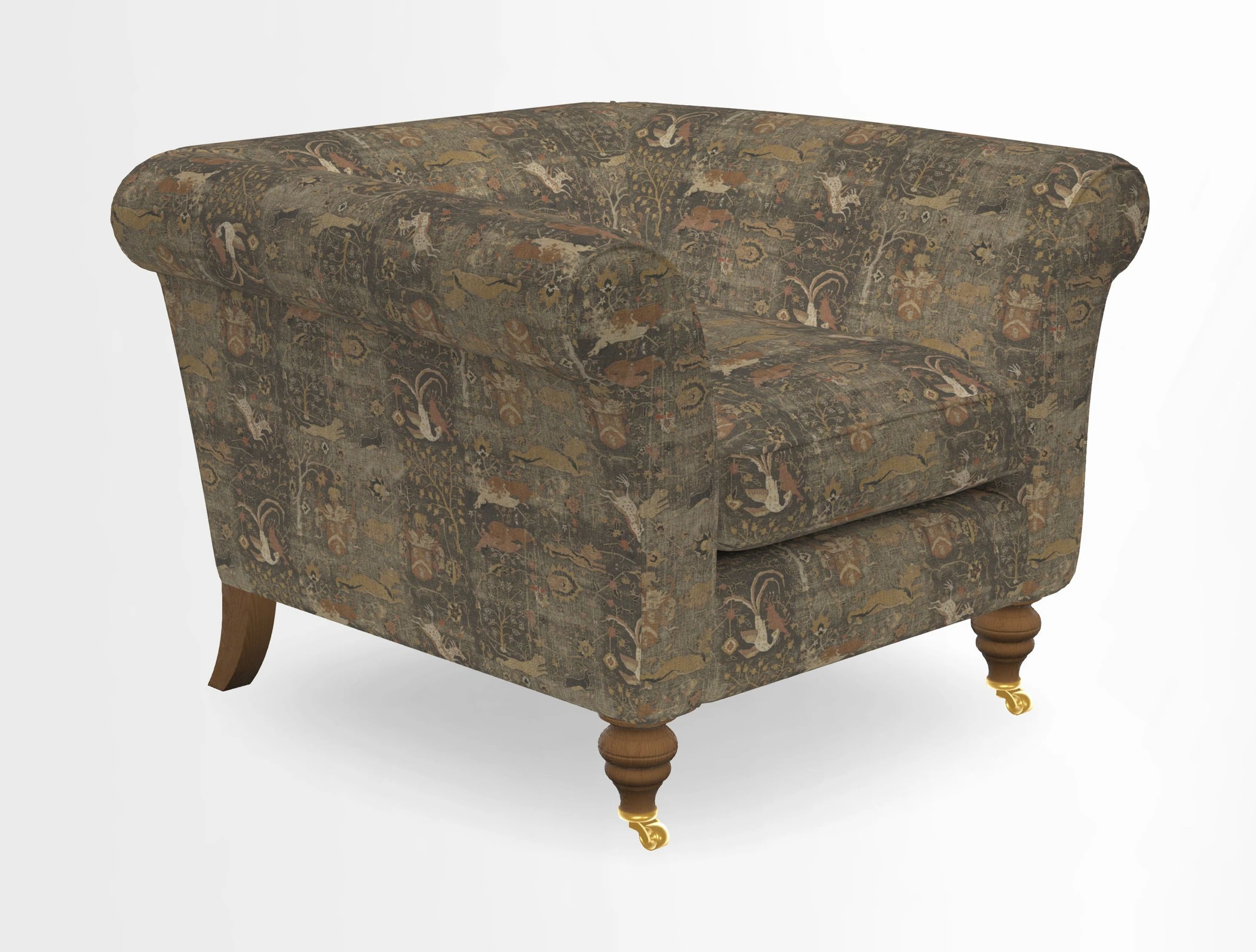 Otley Chair in Two Tone Plain Biscuit