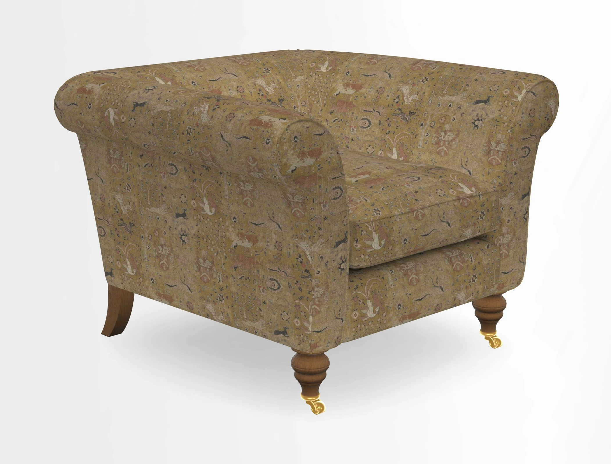 Otley Chair in Two Tone Plain Biscuit