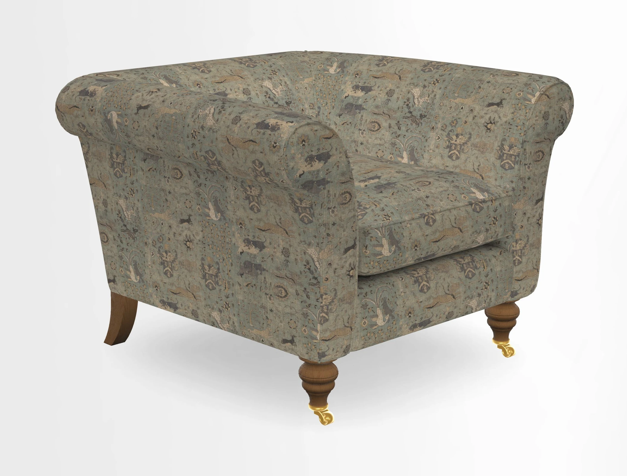 Otley Chair in Two Tone Plain Biscuit