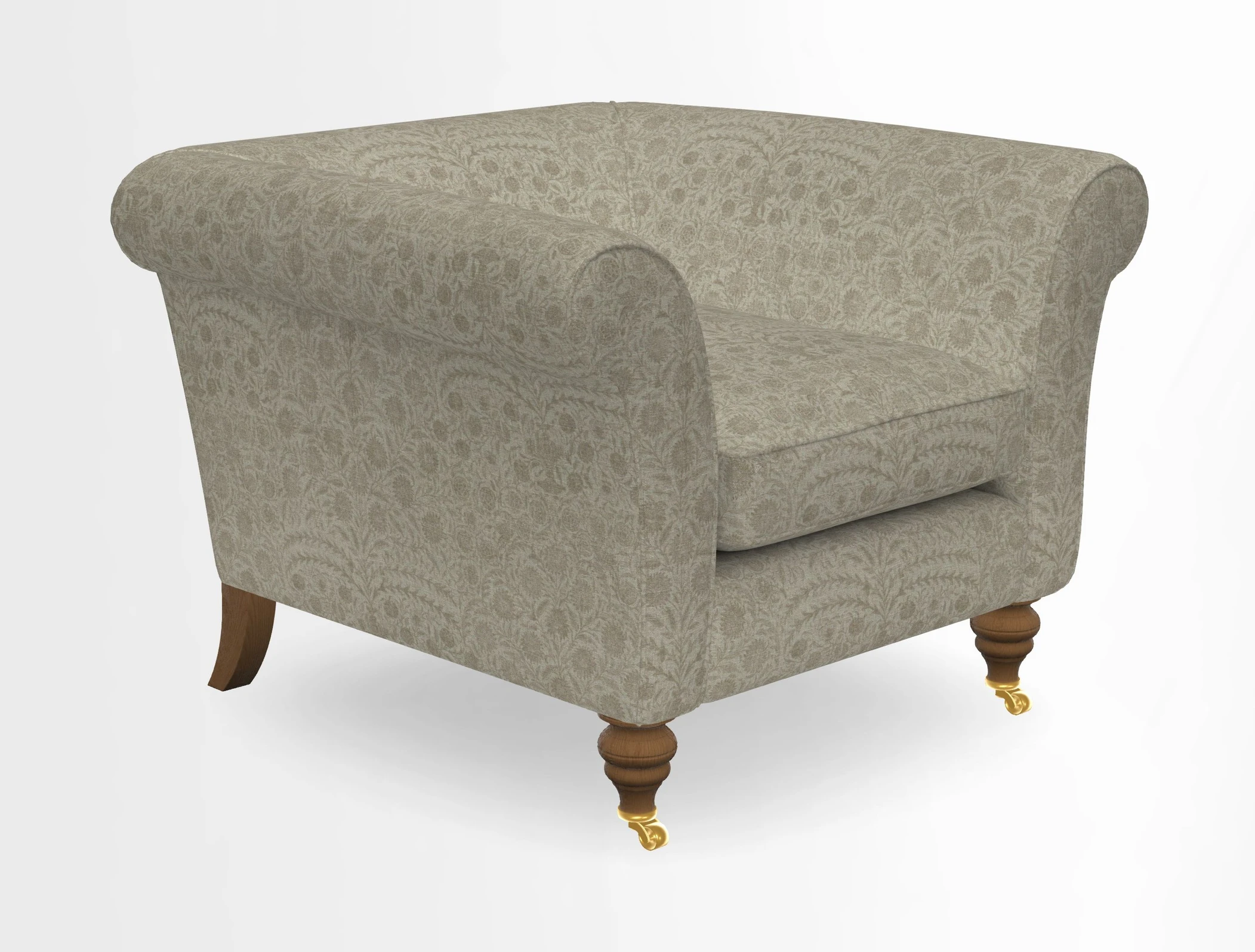 Otley Chair in Two Tone Plain Biscuit
