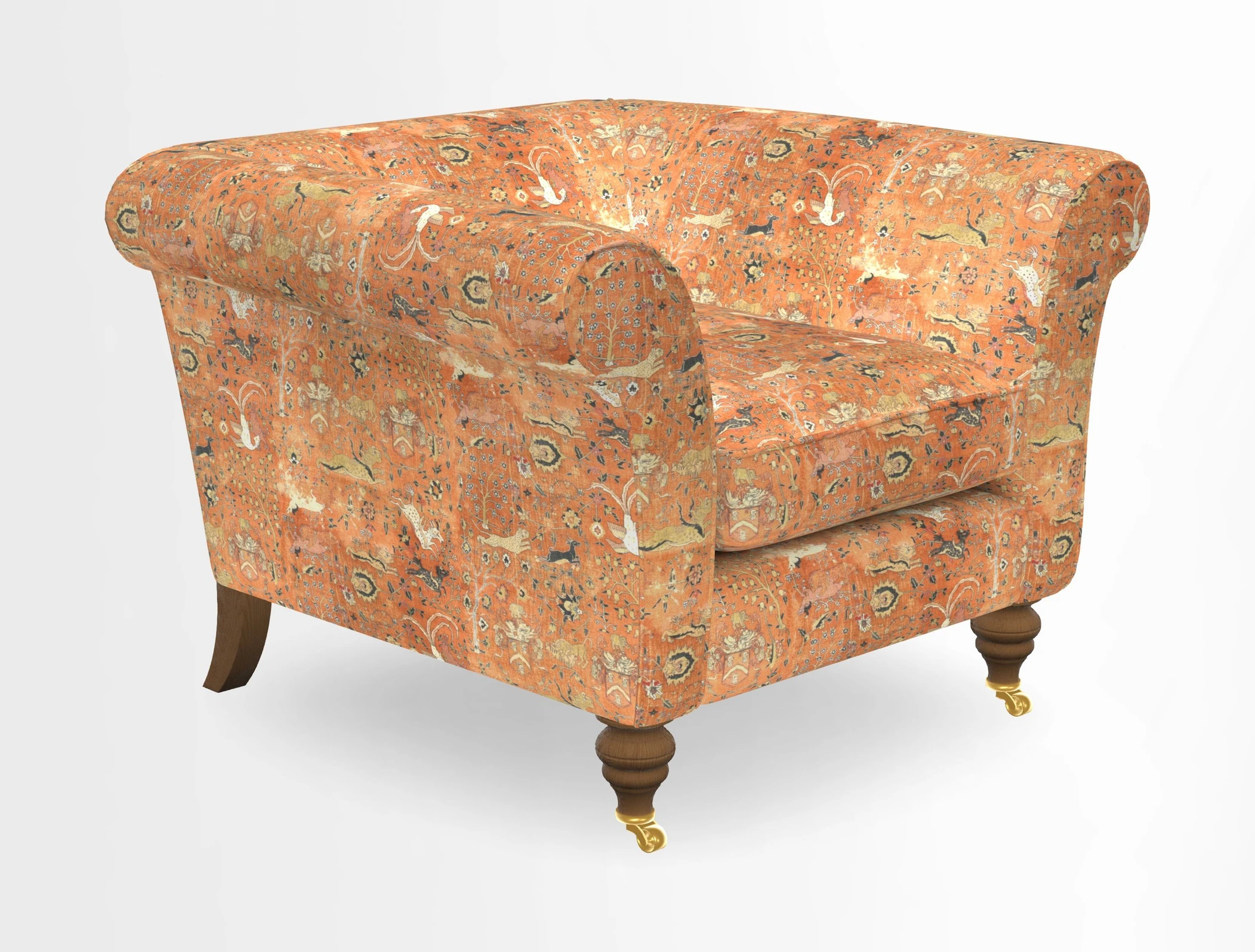 Otley Chair in Two Tone Plain Biscuit