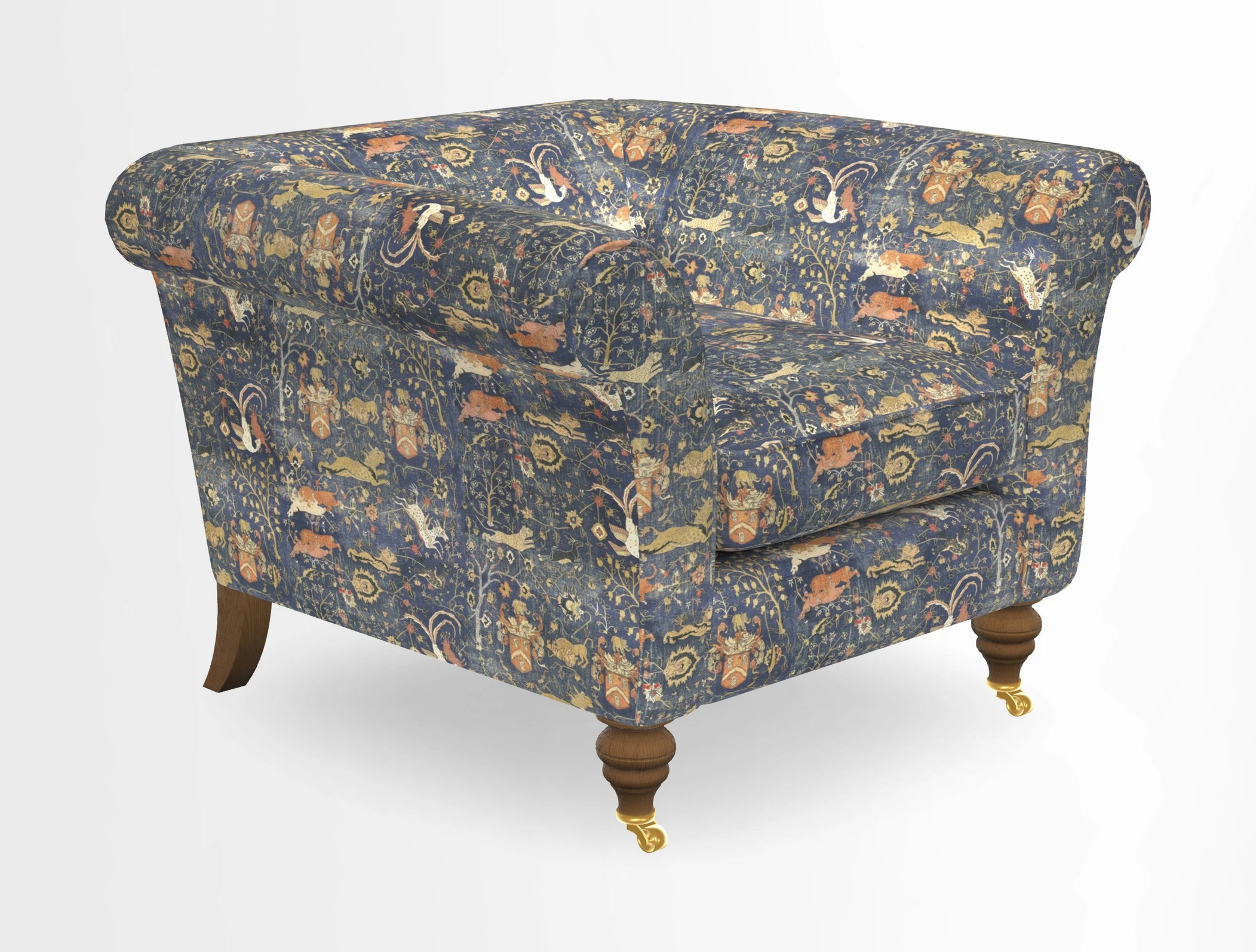 Otley Chair in Two Tone Plain Biscuit