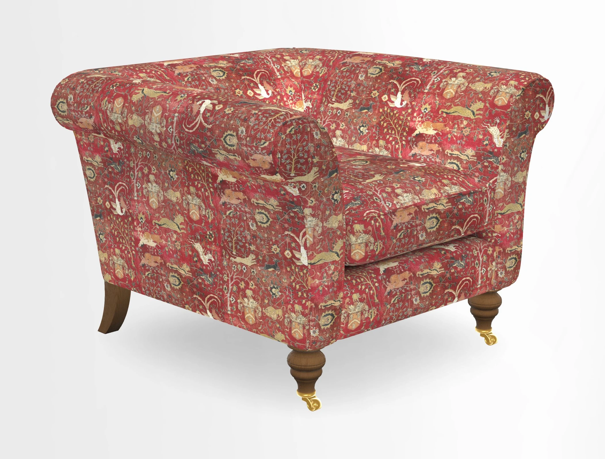 Otley Chair in Two Tone Plain Biscuit