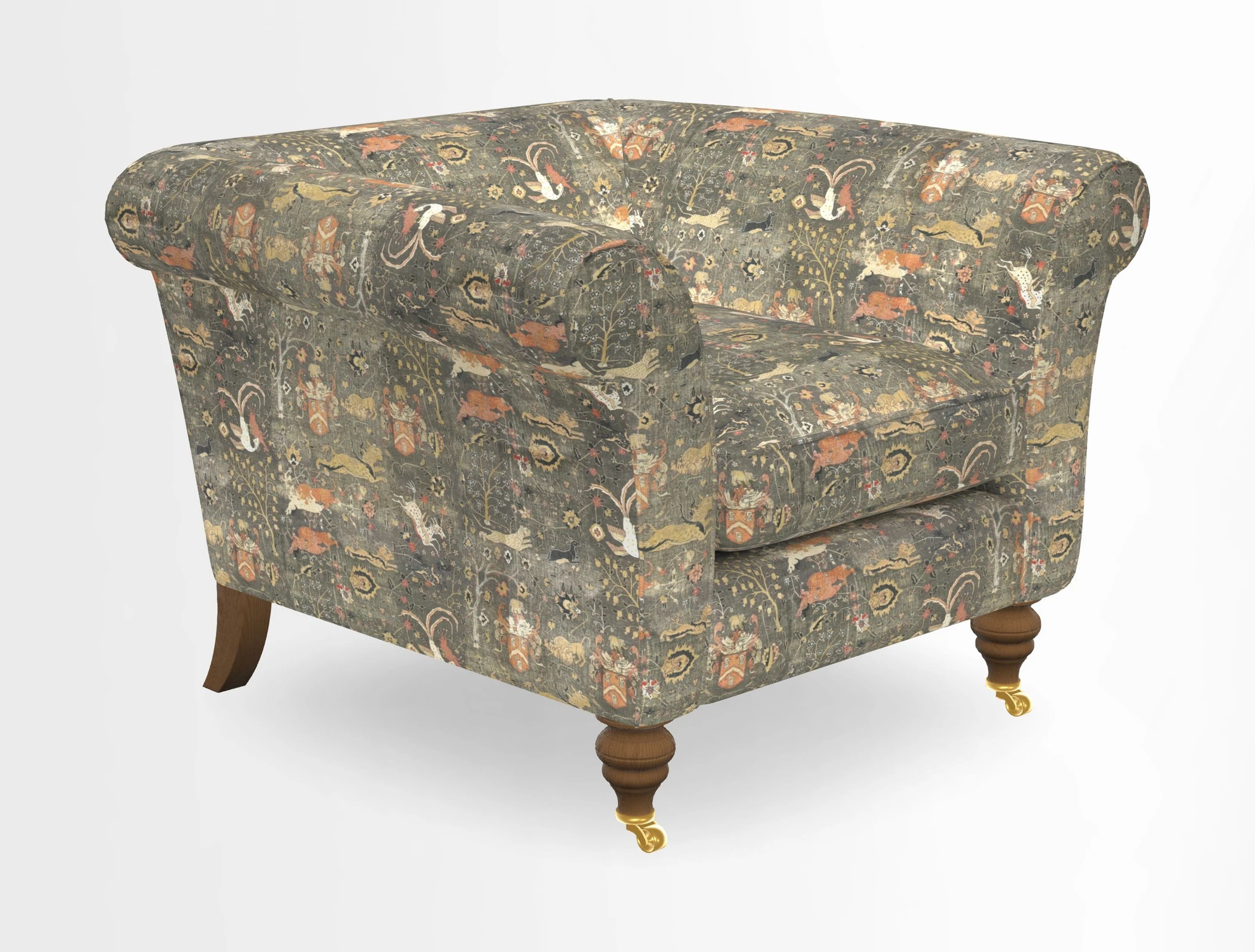 Otley Chair in Two Tone Plain Biscuit