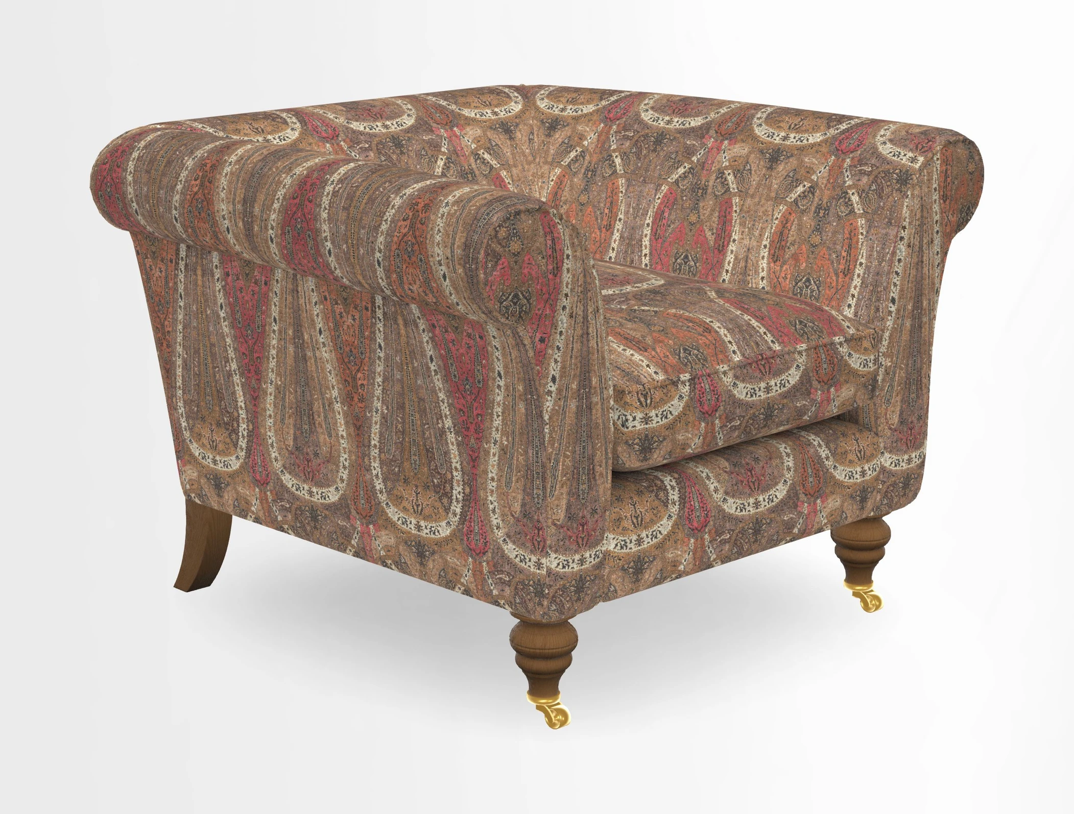 Otley Chair in Two Tone Plain Biscuit