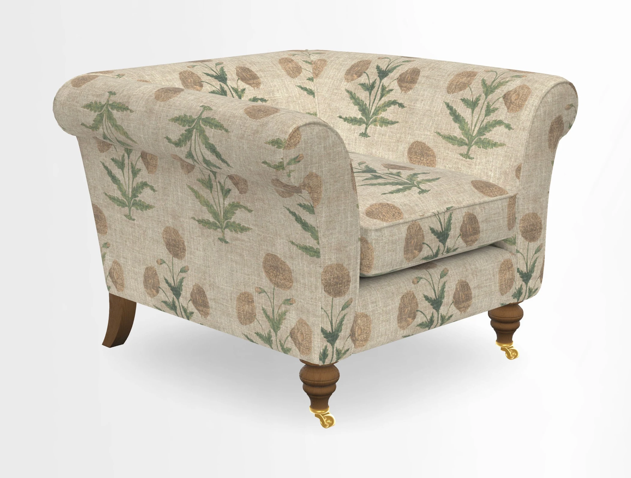 Otley Chair in Two Tone Plain Biscuit