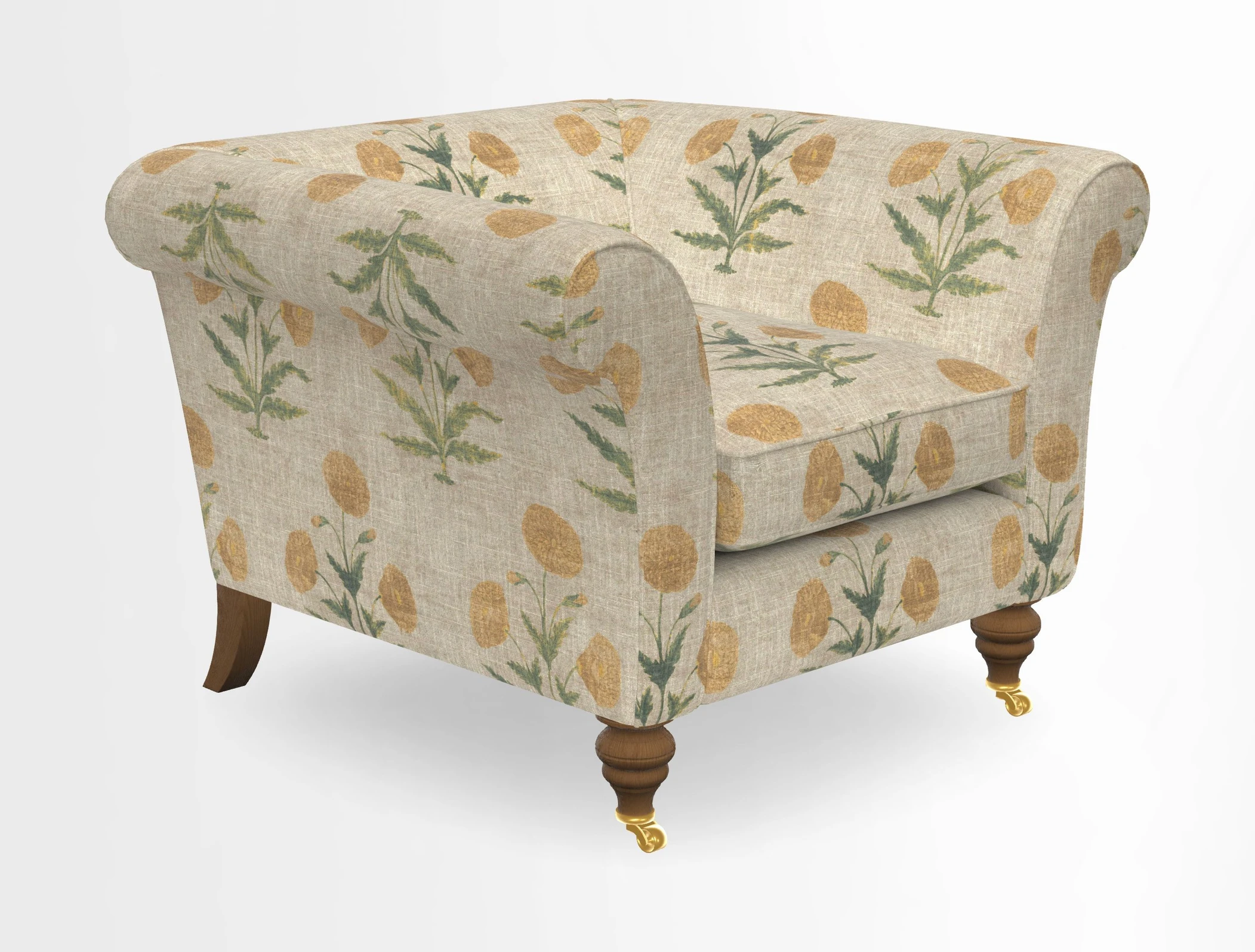 Otley Chair in Two Tone Plain Biscuit