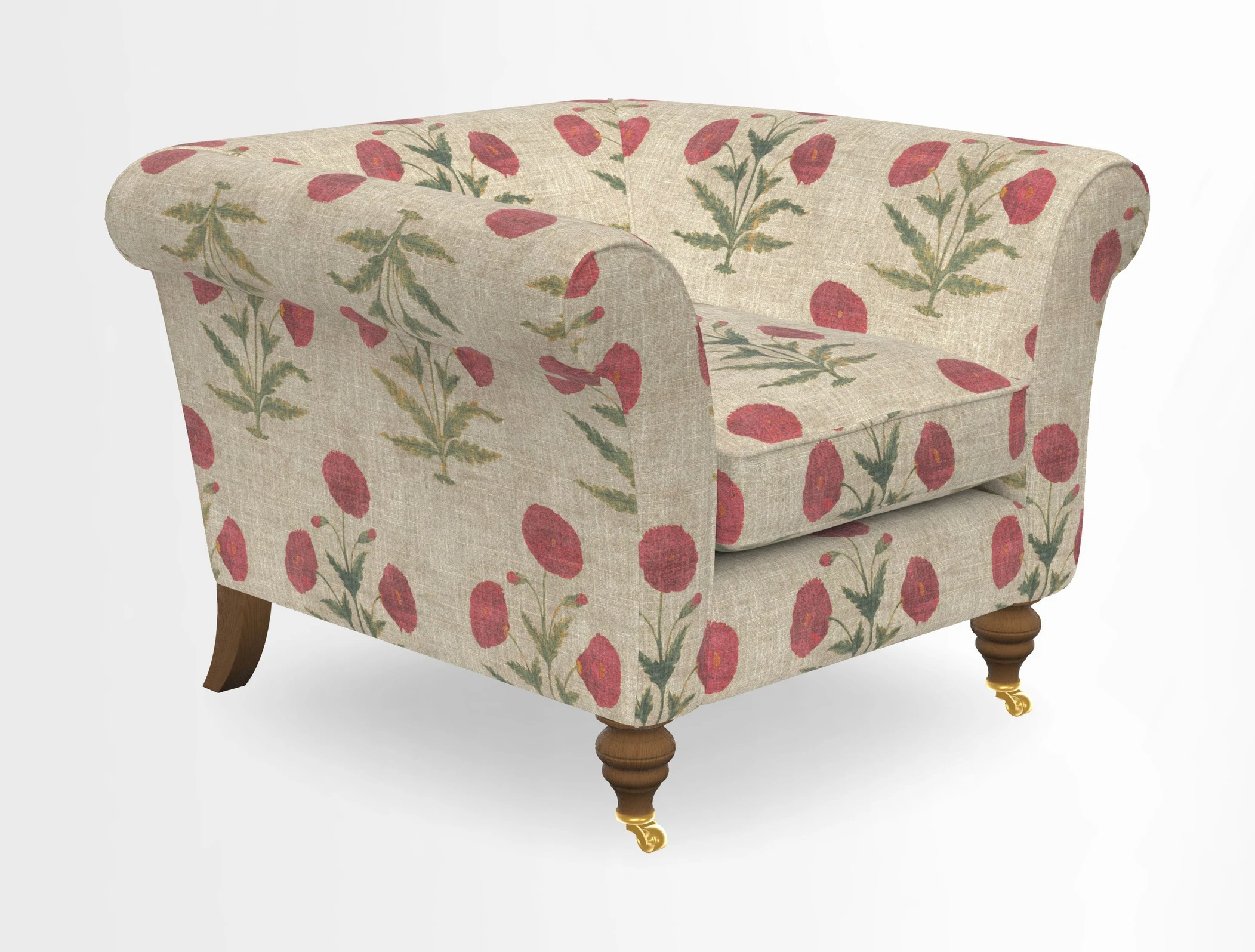 Otley Chair in Two Tone Plain Biscuit