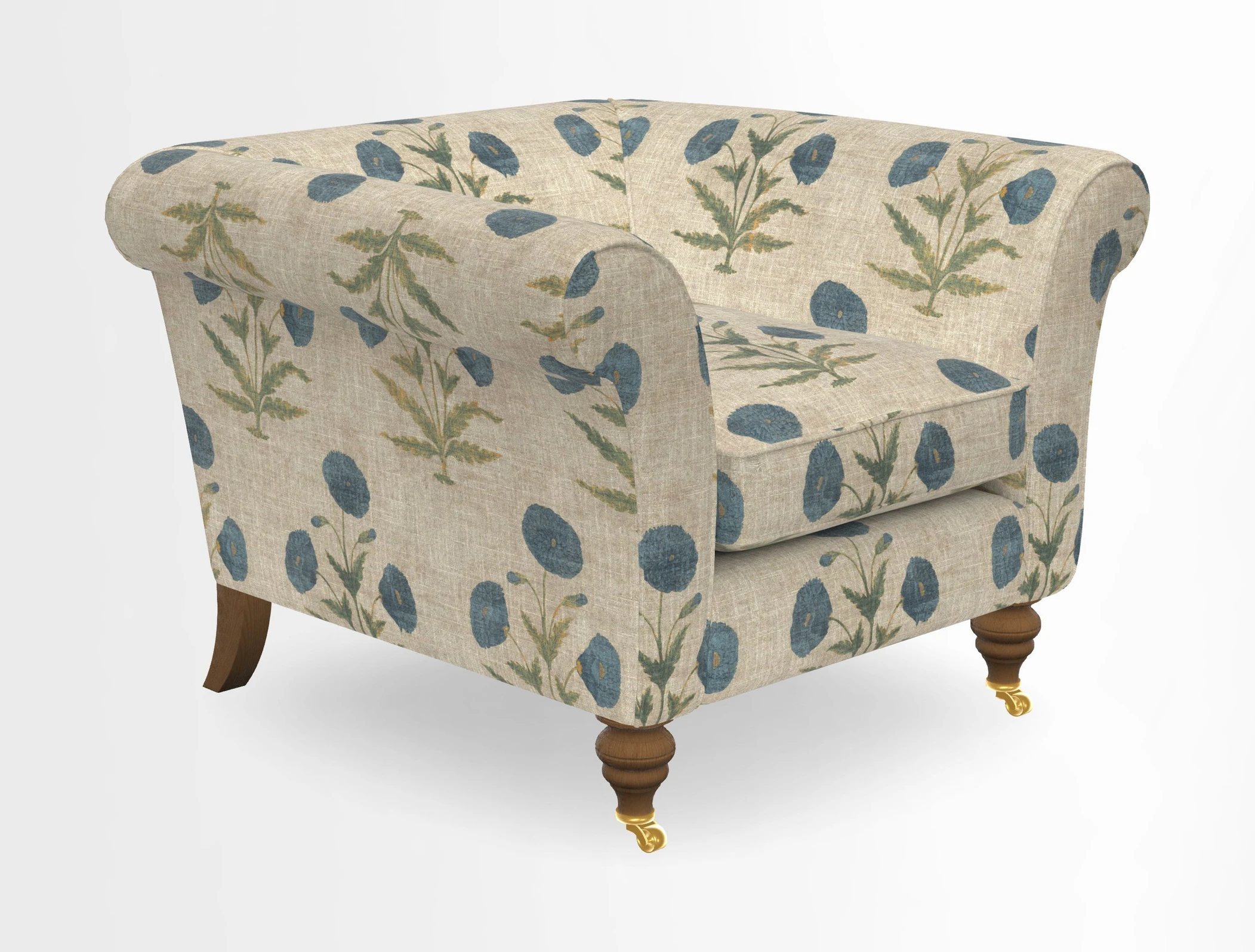 Otley Chair in Two Tone Plain Biscuit