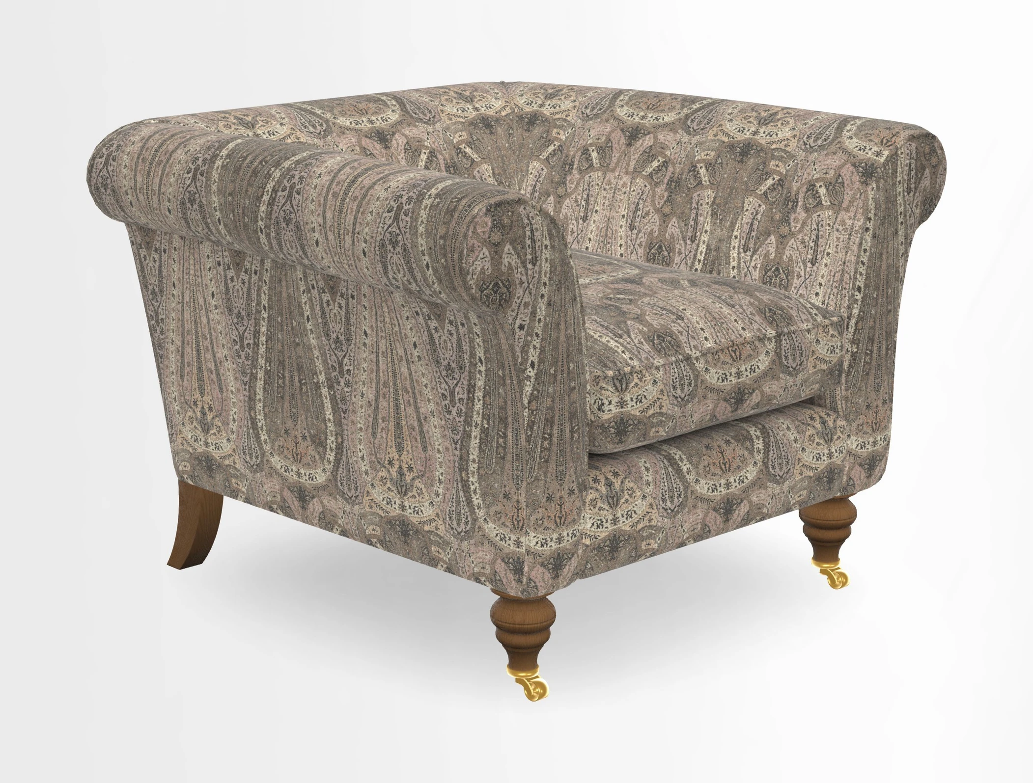 Otley Chair in Two Tone Plain Biscuit
