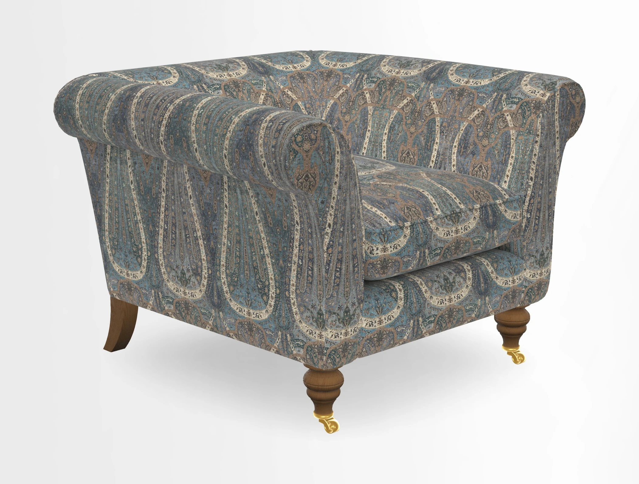 Otley Chair in Two Tone Plain Biscuit