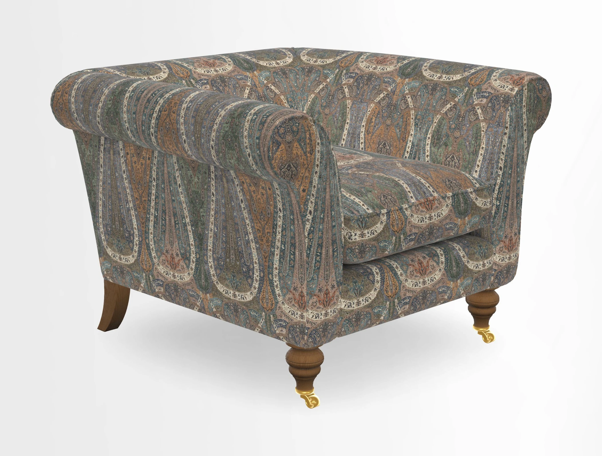 Otley Chair in Two Tone Plain Biscuit