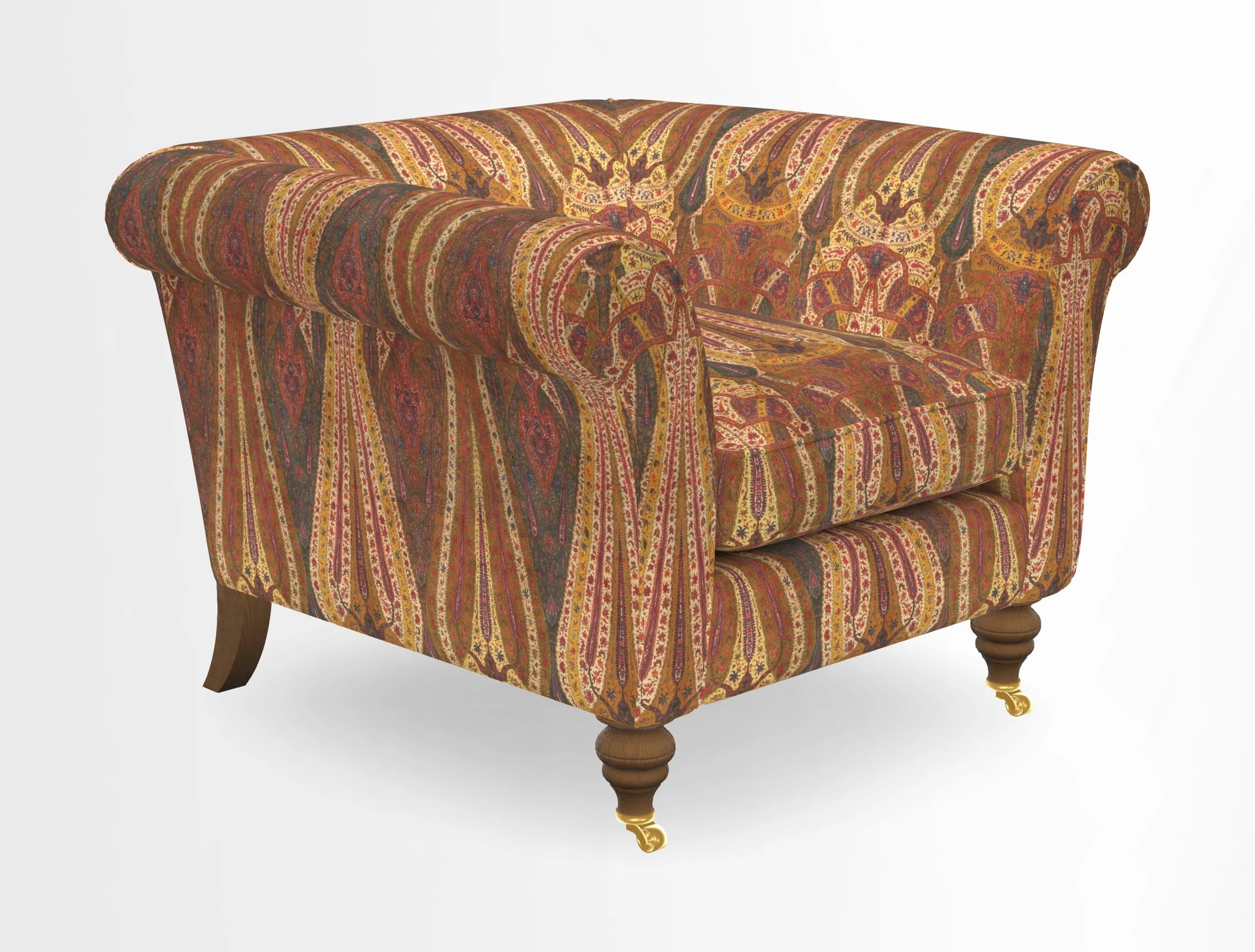 Otley Chair in Two Tone Plain Biscuit