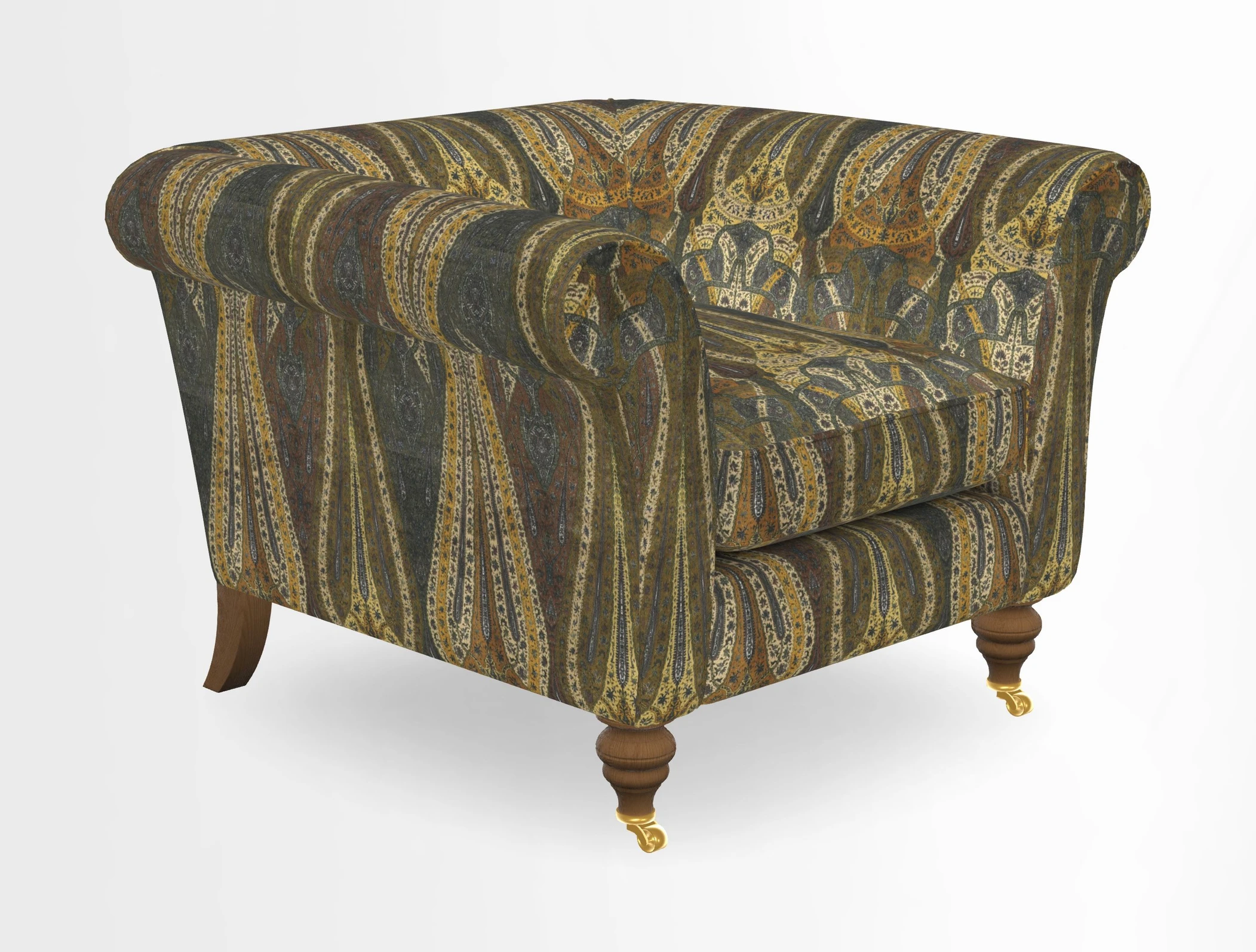 Otley Chair in Two Tone Plain Biscuit