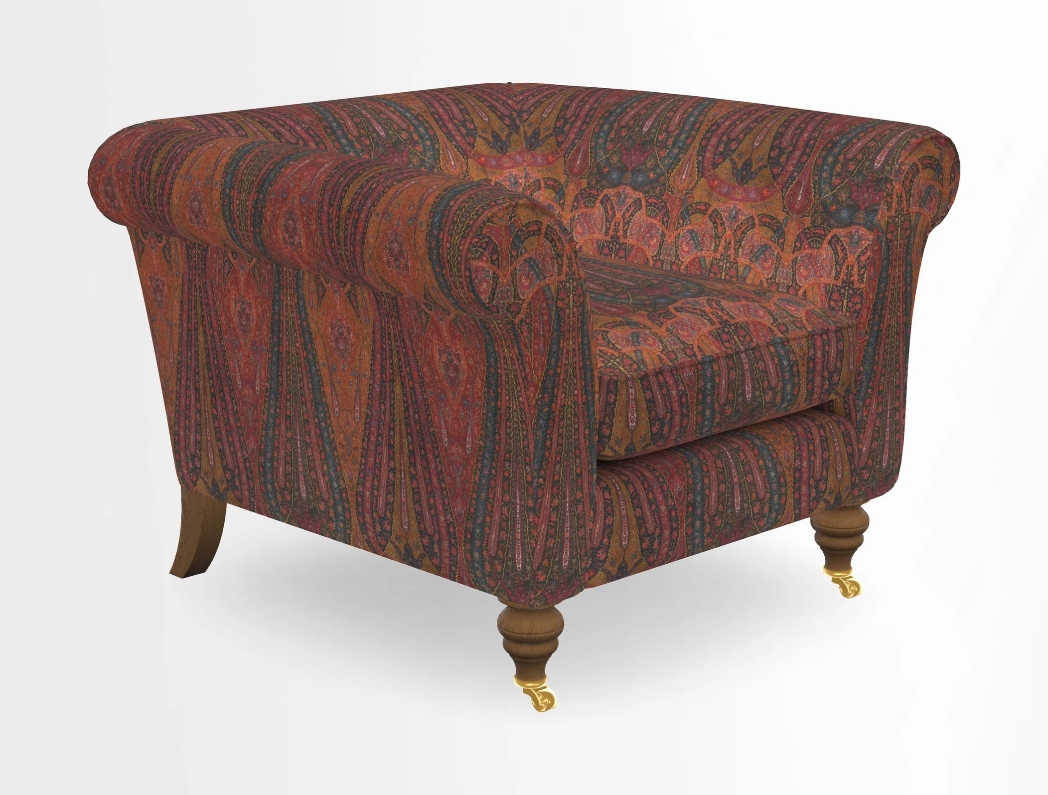 Otley Chair in Two Tone Plain Biscuit
