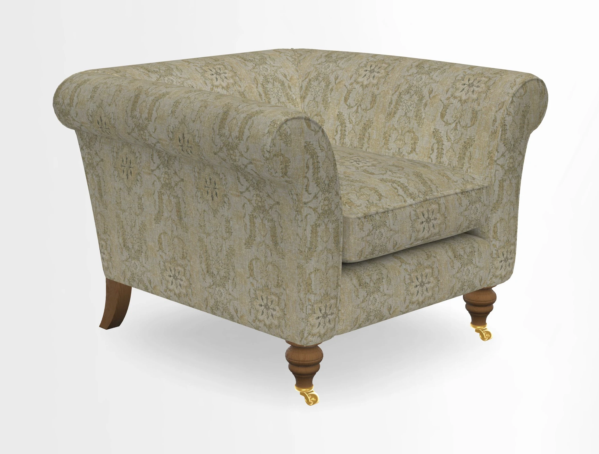 Otley Chair in Two Tone Plain Biscuit