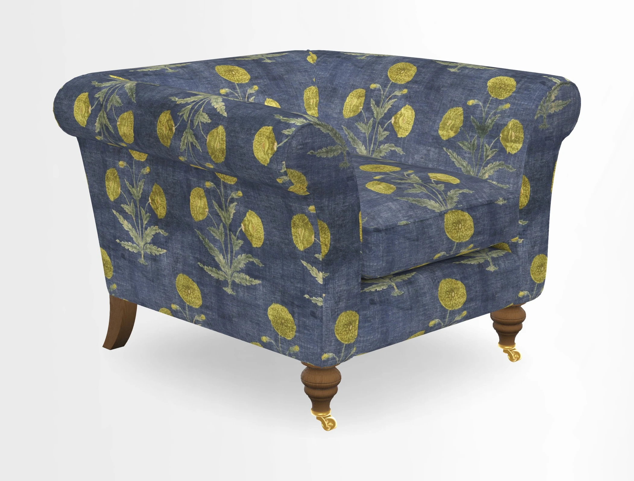 Otley Chair in Two Tone Plain Biscuit