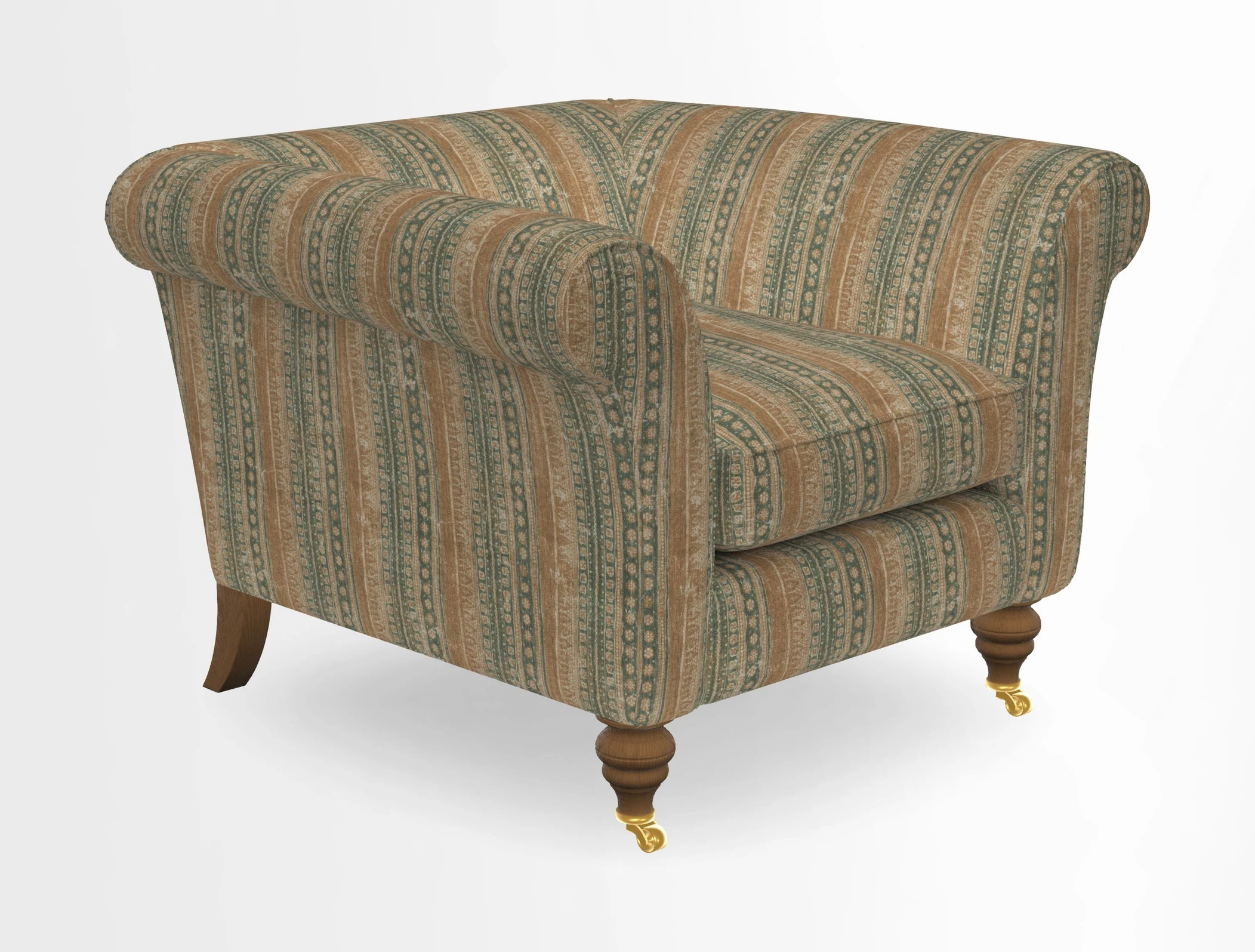 Otley Chair in Two Tone Plain Biscuit