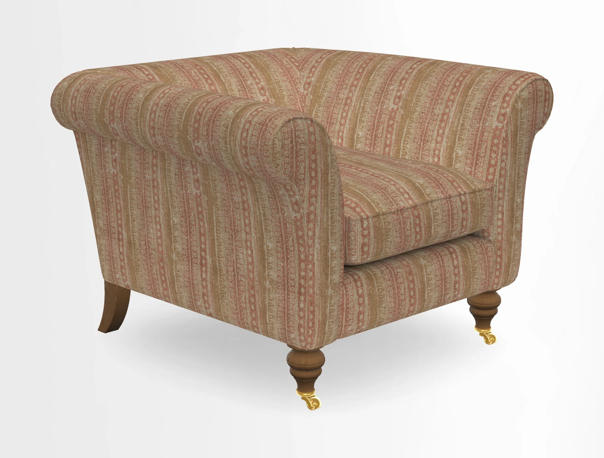 Otley Chair in Two Tone Plain Biscuit