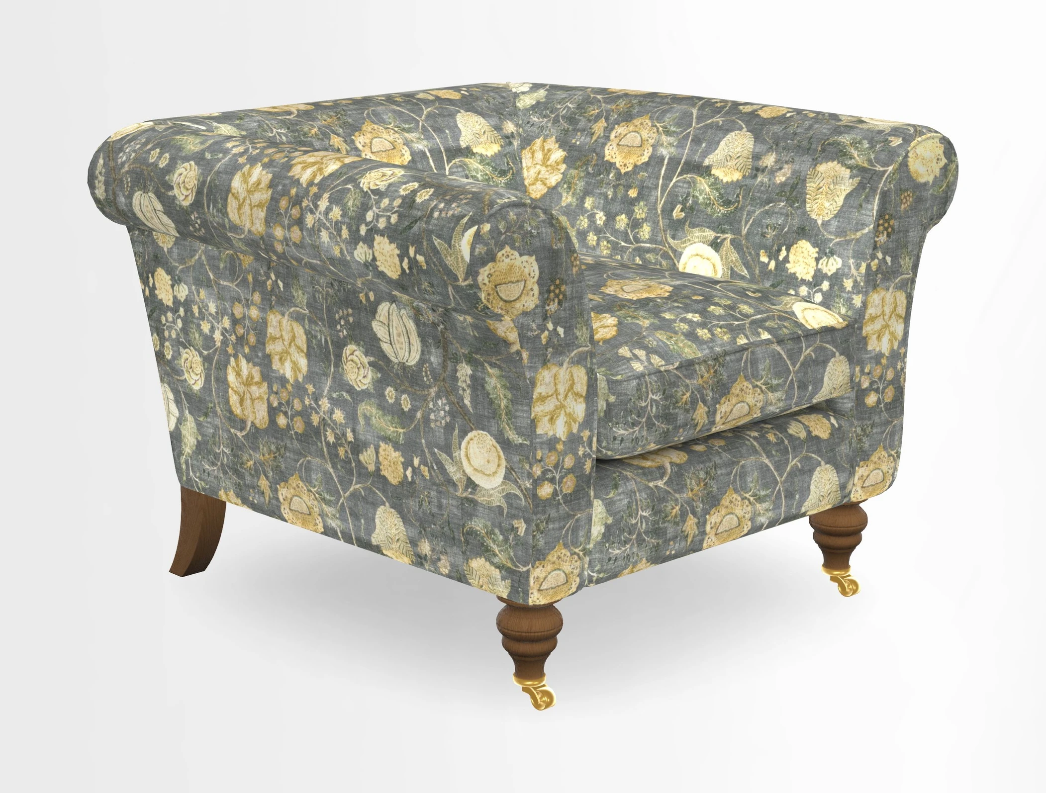 Otley Chair in Two Tone Plain Biscuit