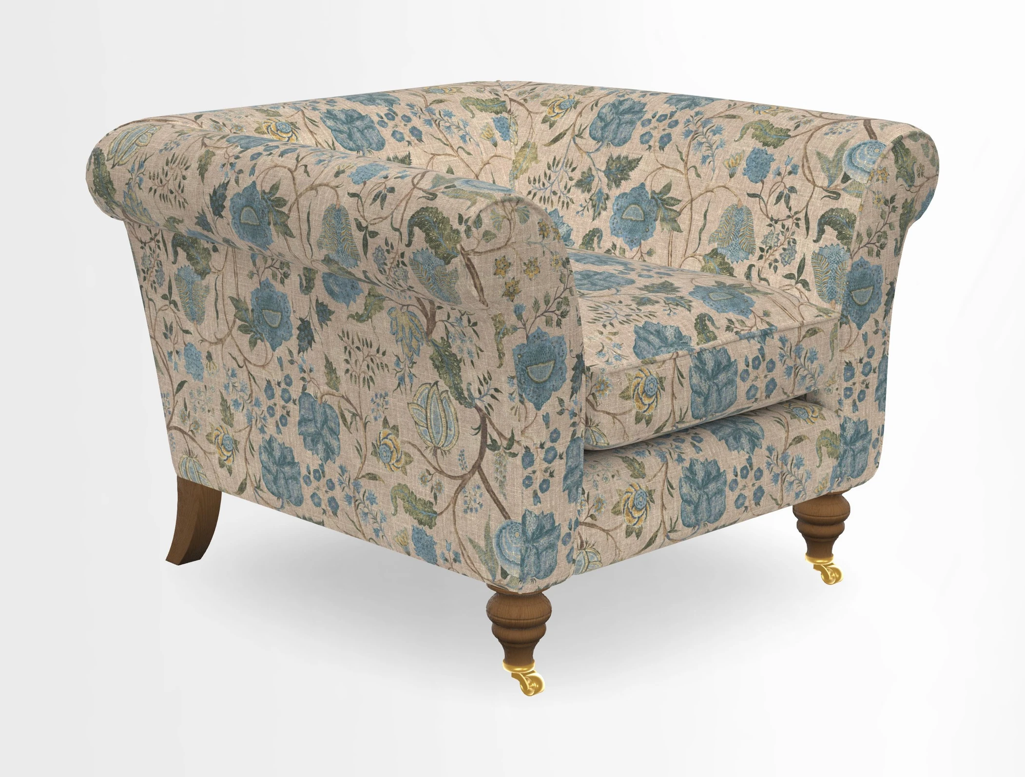 Otley Chair in Two Tone Plain Biscuit