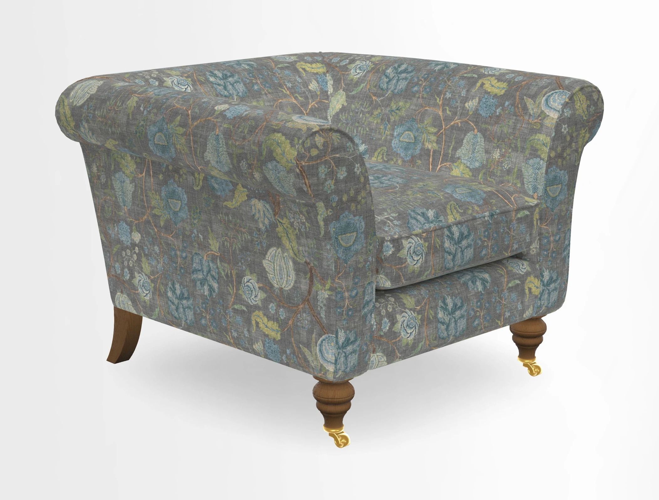 Otley Chair in Two Tone Plain Biscuit