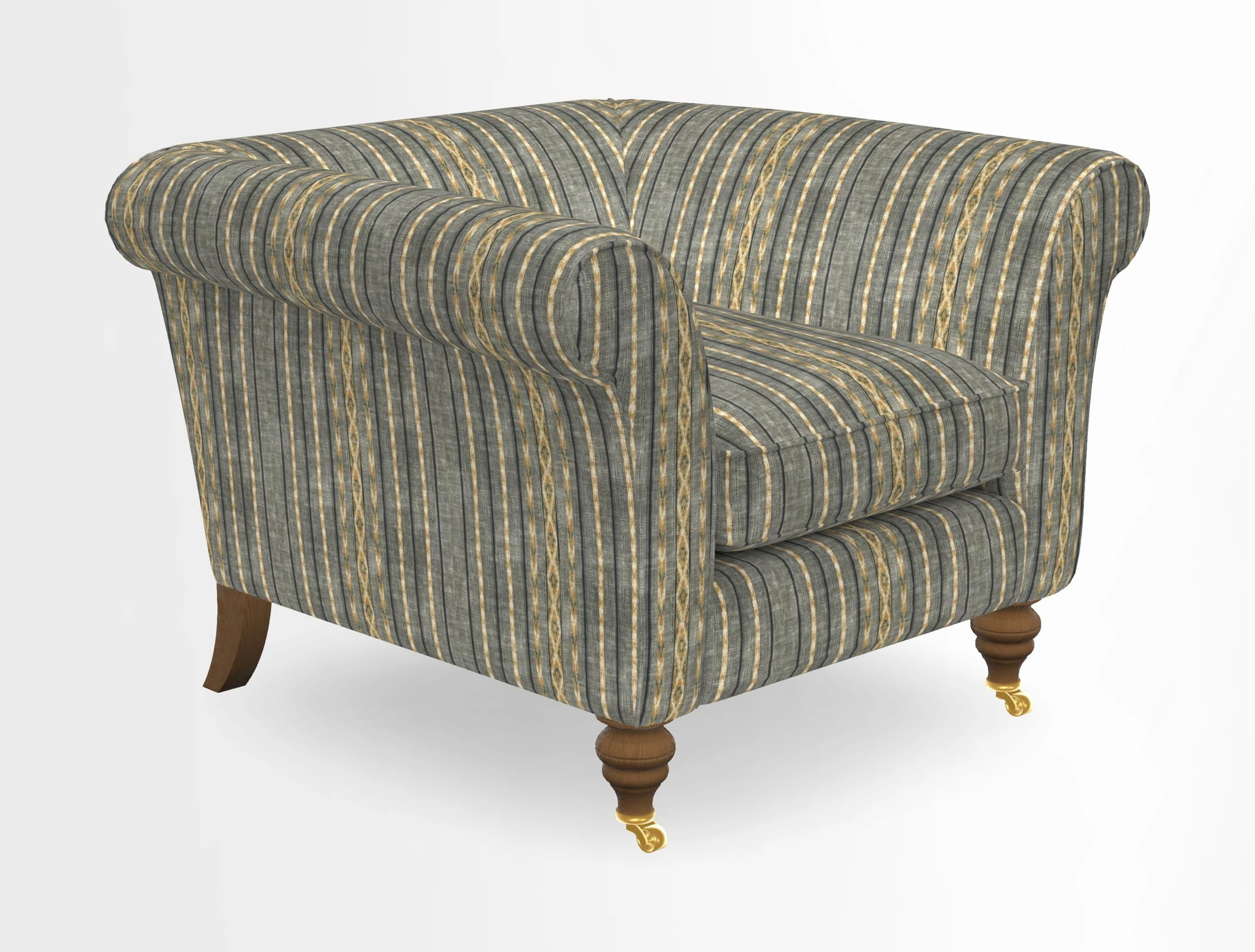 Otley Chair in Two Tone Plain Biscuit