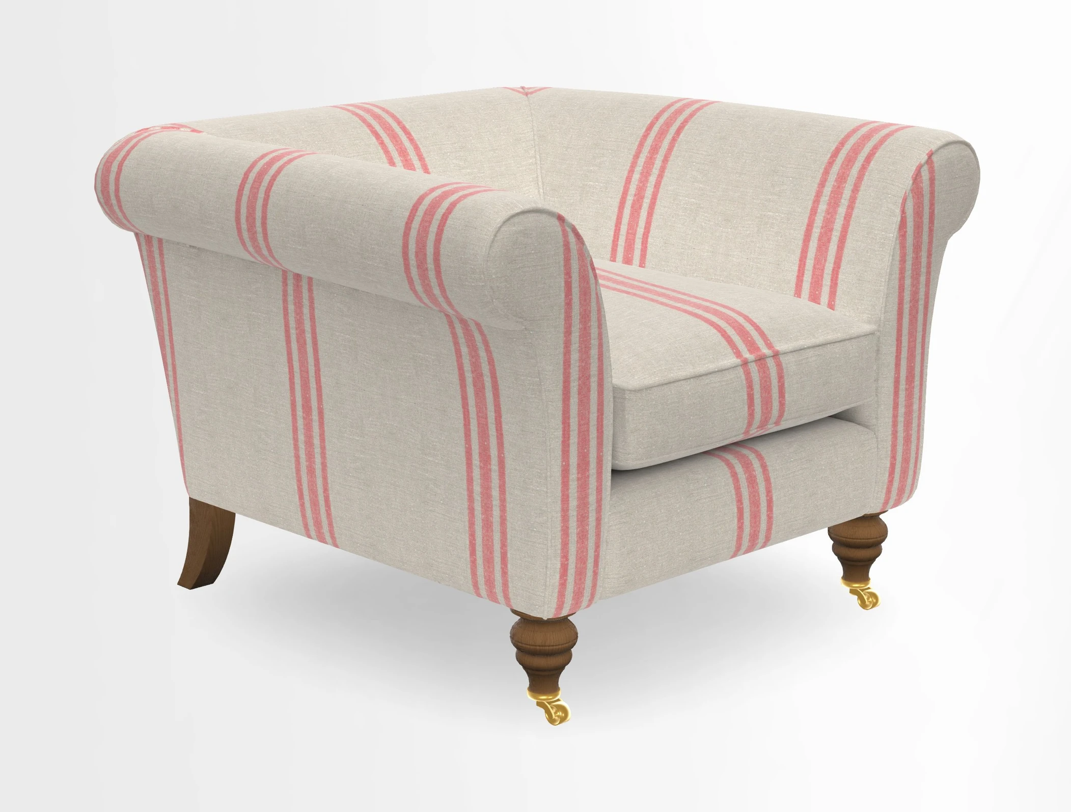 Otley Chair in Two Tone Plain Biscuit